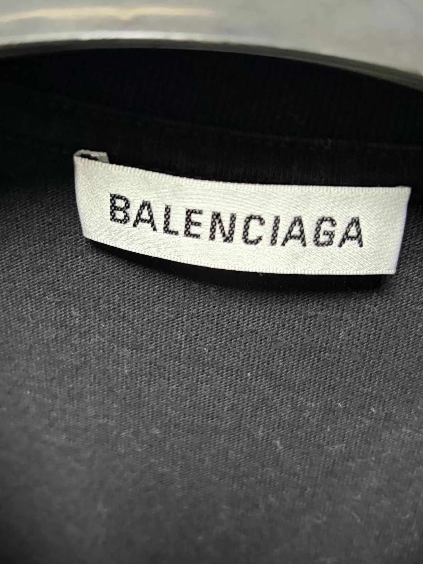 Balenciaga Balenciaga Band Print Short Sleeve Tee XS Black Size US XS / EU 42 / 0 - 3 Thumbnail