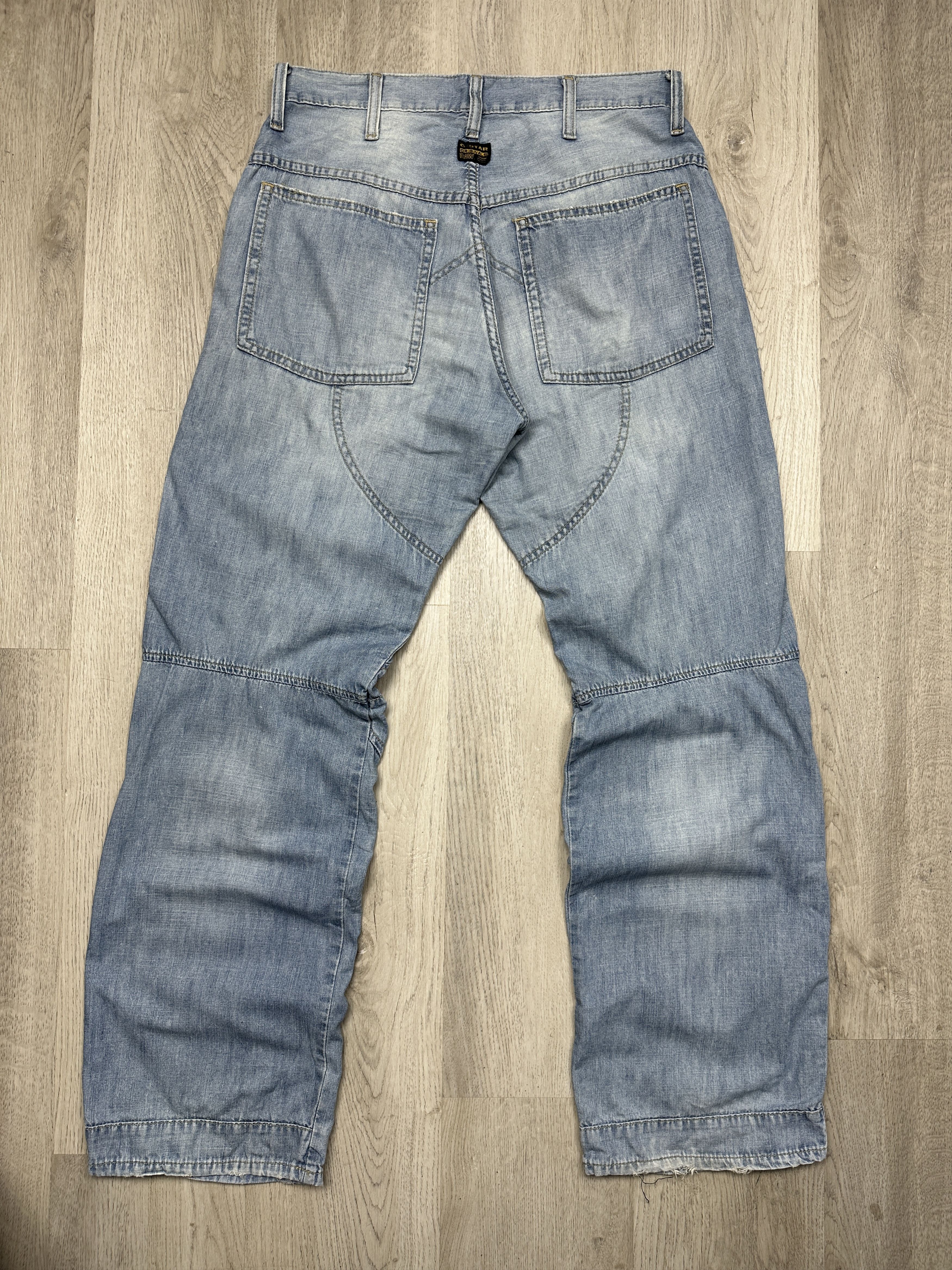 G-Star G Star Raw Mens Elwood Denim Pants Double Knee Jeans Size US 31 - 6 Thumbnail
