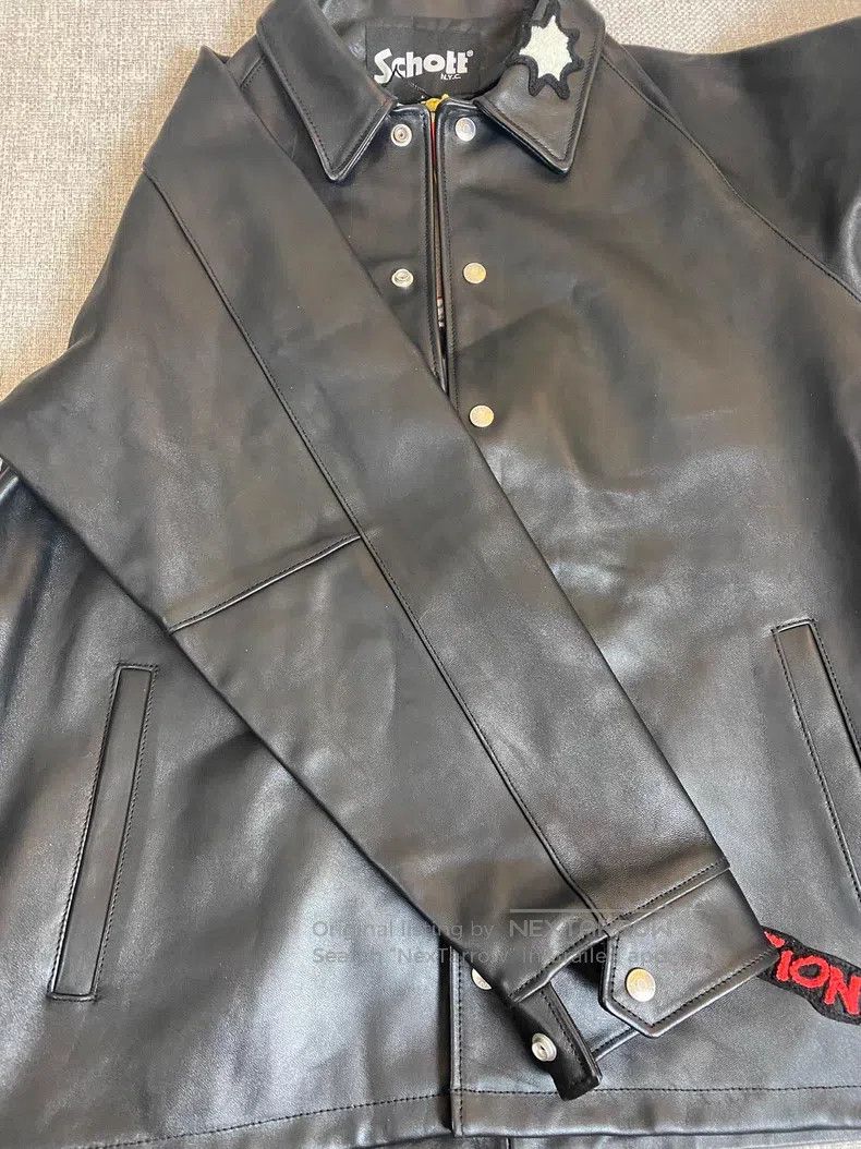 Schott Schott Black sheepskin Schott coat Size US L / EU 52-54 / 3 - 6 Thumbnail