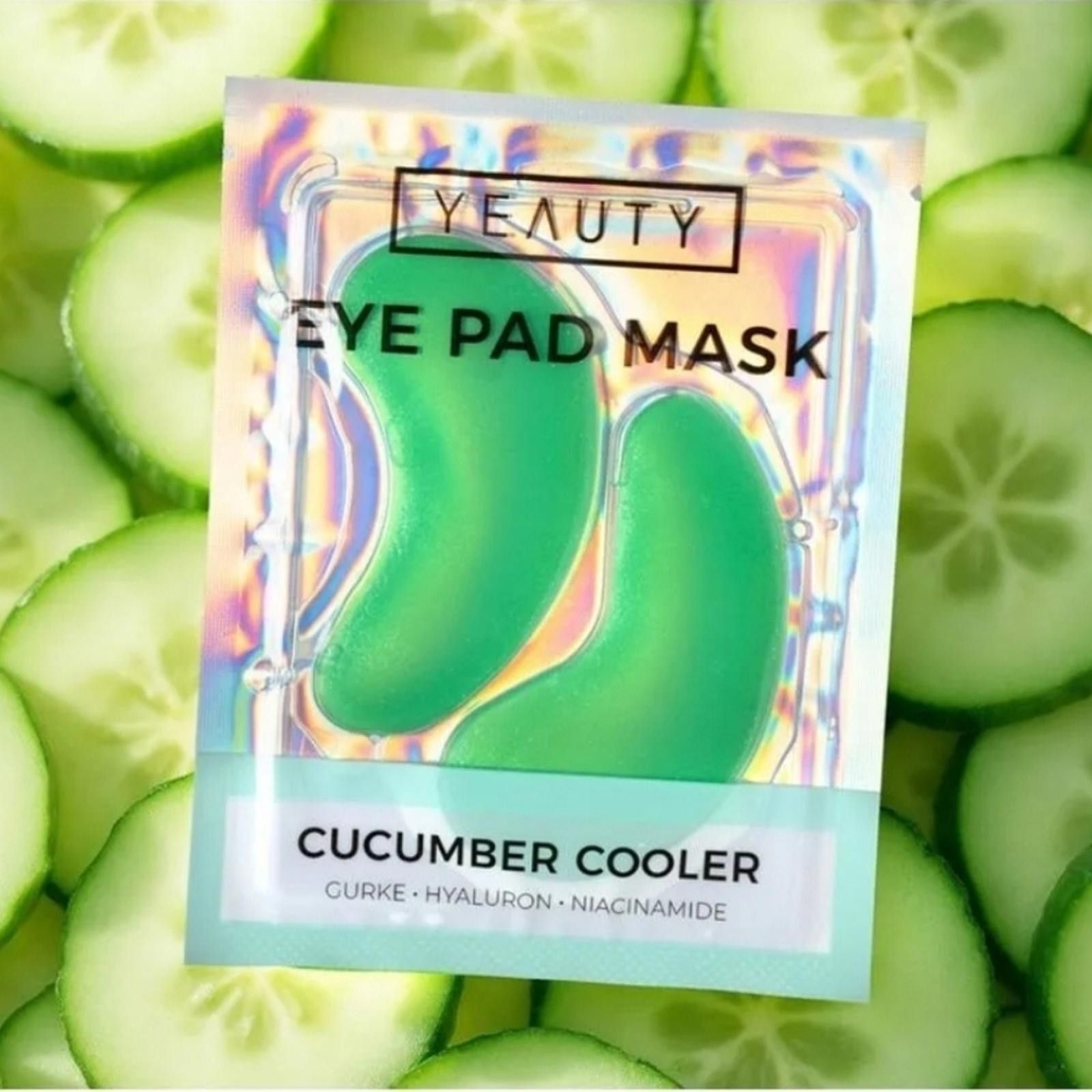 Designer Yeauty Cucumber Cooler Eye Pad Mask 1 set Size ONE SIZE - 1 Thumbnail