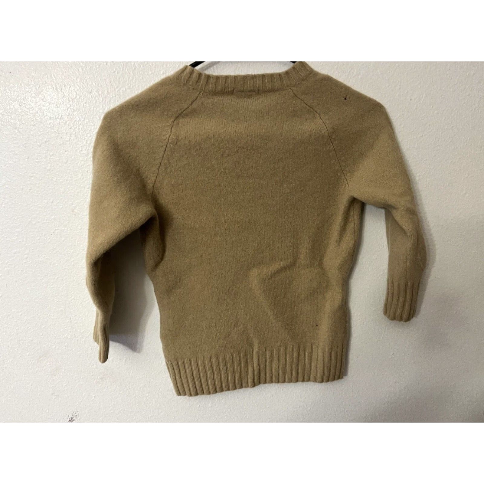 Gap VINTAGE Gap Women's Sweater Pullover M Brown Lambswool Blend V-Neck 3/4 Sleeve Classic Size M / US 6-8 / IT 42-44 - 2 Thumbnail