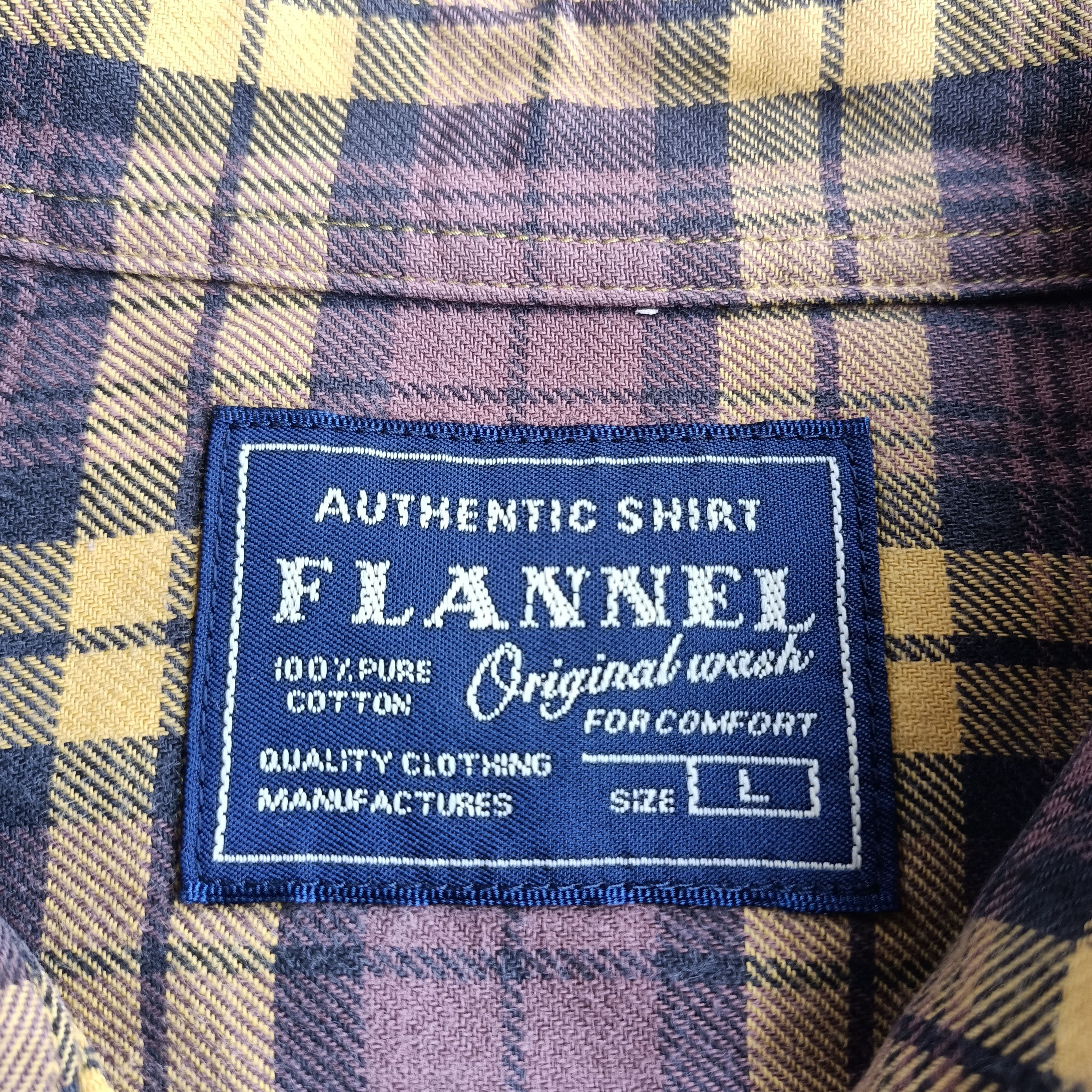 Uniqlo Vintage Uniqlo 2 cut collor faded flannel Size US L / EU 52-54 / 3 - 5 Thumbnail