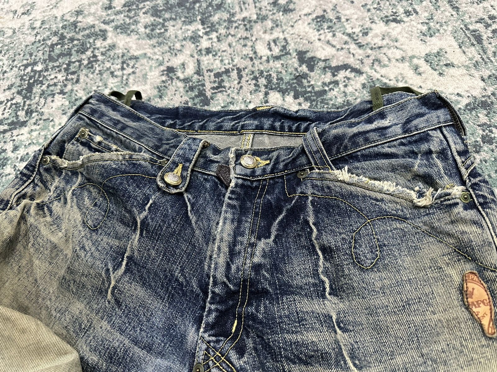 Marithe + Francois Girbaud Marithe+ Francois Girbaud X Full Metal Jacket Denim Pants Size US 30 / EU 46 - 6 Thumbnail