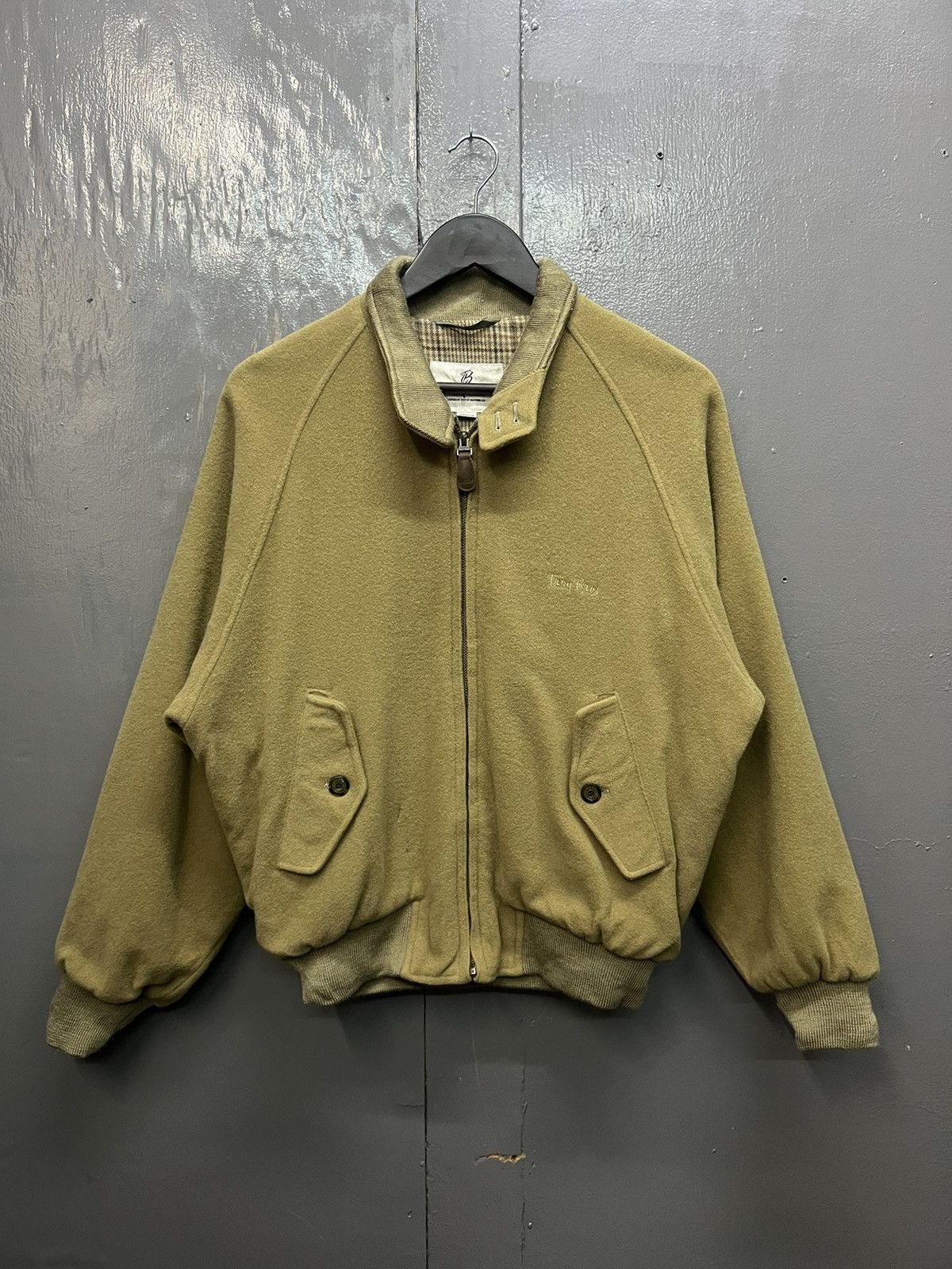 Vintage Vintage Troy Bros Wool Harrington Style Jacket Size US M / EU 48-50 / 2 - 1 Thumbnail