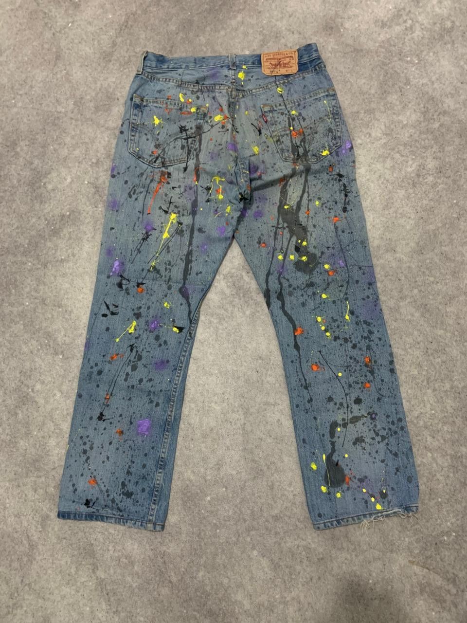 Levi's Vintage Clothing Vintage Levis 501 Spaltter Denim Jeans Size US 32 / EU 48 - 4 Thumbnail