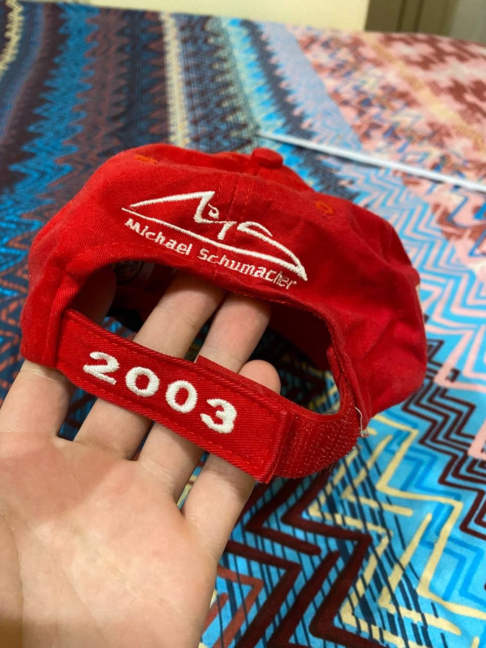 Vintage Schumacher Schumi F1 2003 Seven Star Formula One VTG Red Hat Size ONE SIZE - 4 Thumbnail