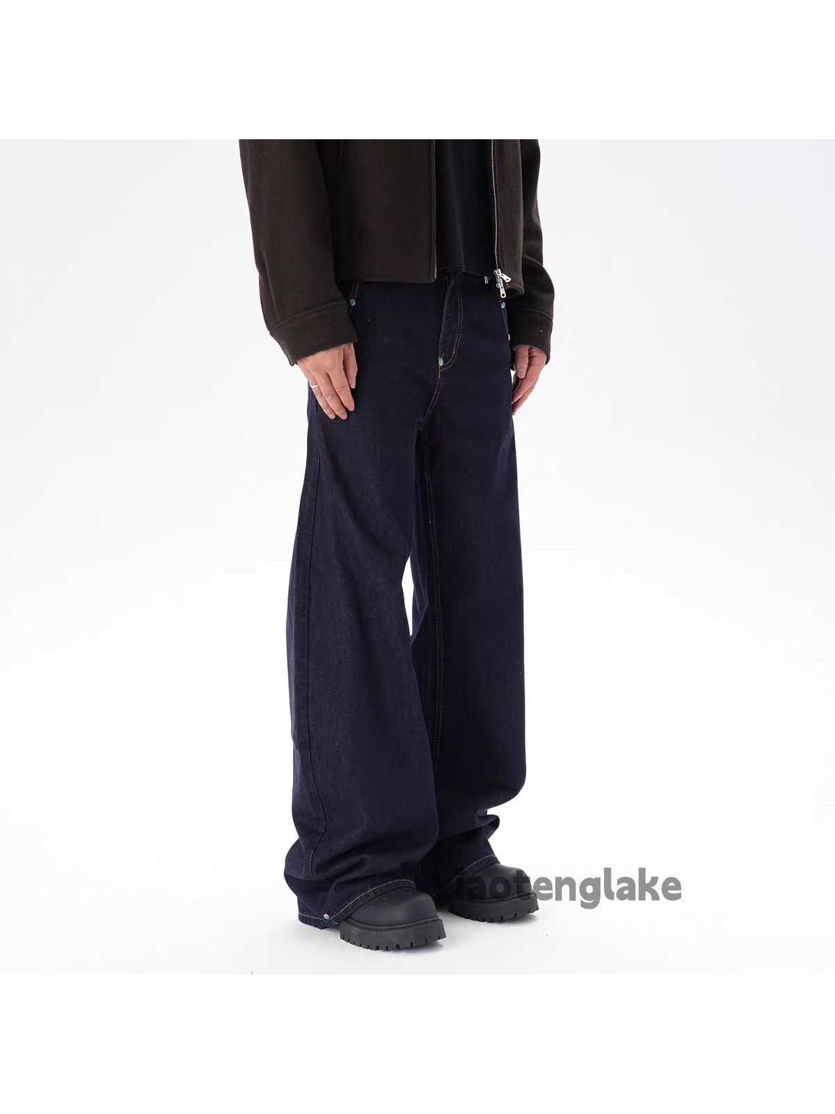 Jean xz Balenciaga rickowens style Loose baggy flared jeans Size US 30 / EU 46 - 5 Thumbnail