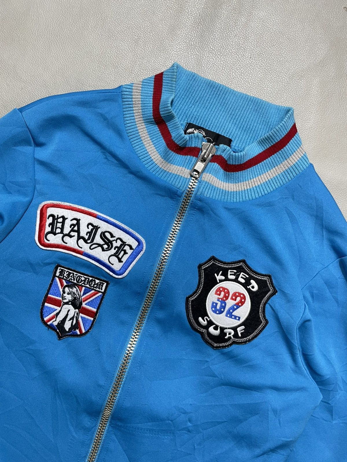 Hysteric Glamour Japanese Brand Poem Track Jacket Surf style Size US L / EU 52-54 / 3 - 3 Thumbnail