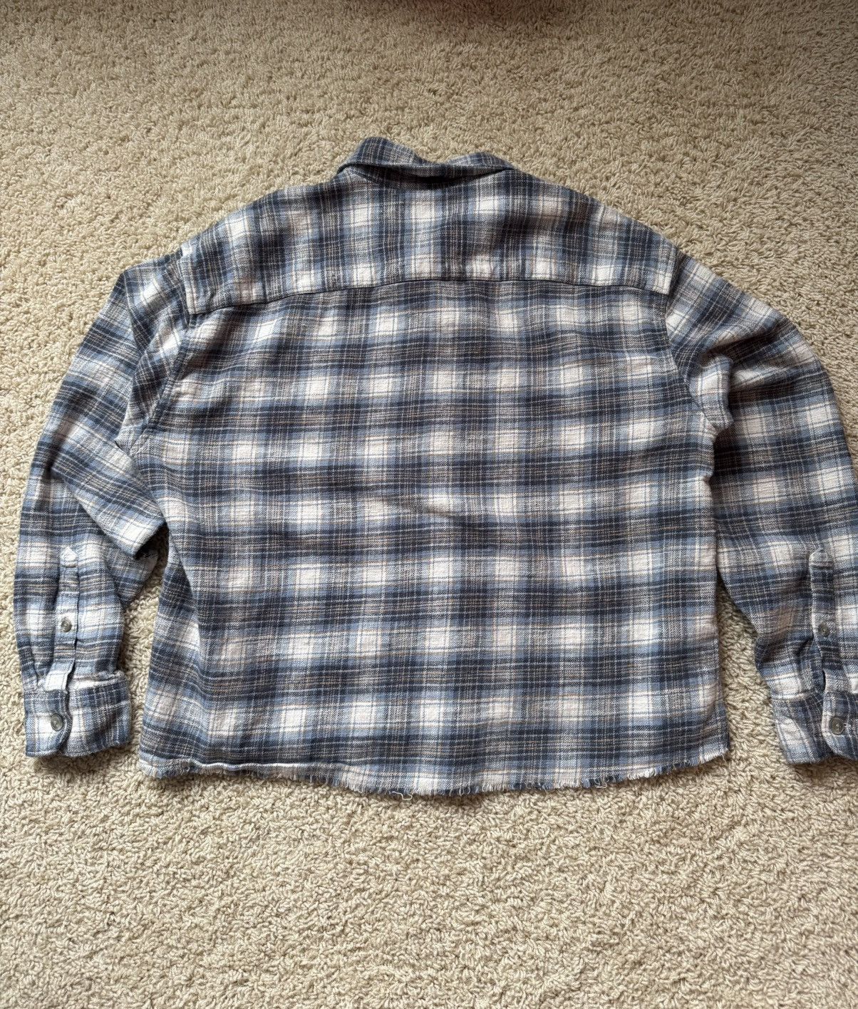 Abercrombie & Fitch Men’s Cropped Flannel Size US L / EU 52-54 / 3 - 2 Thumbnail