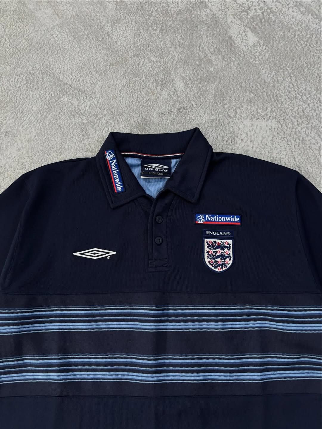 Umbro VINTAGE UMBRO X ENGLAND JERSEY NAVY Size US L / EU 52-54 / 3 - 2 Thumbnail