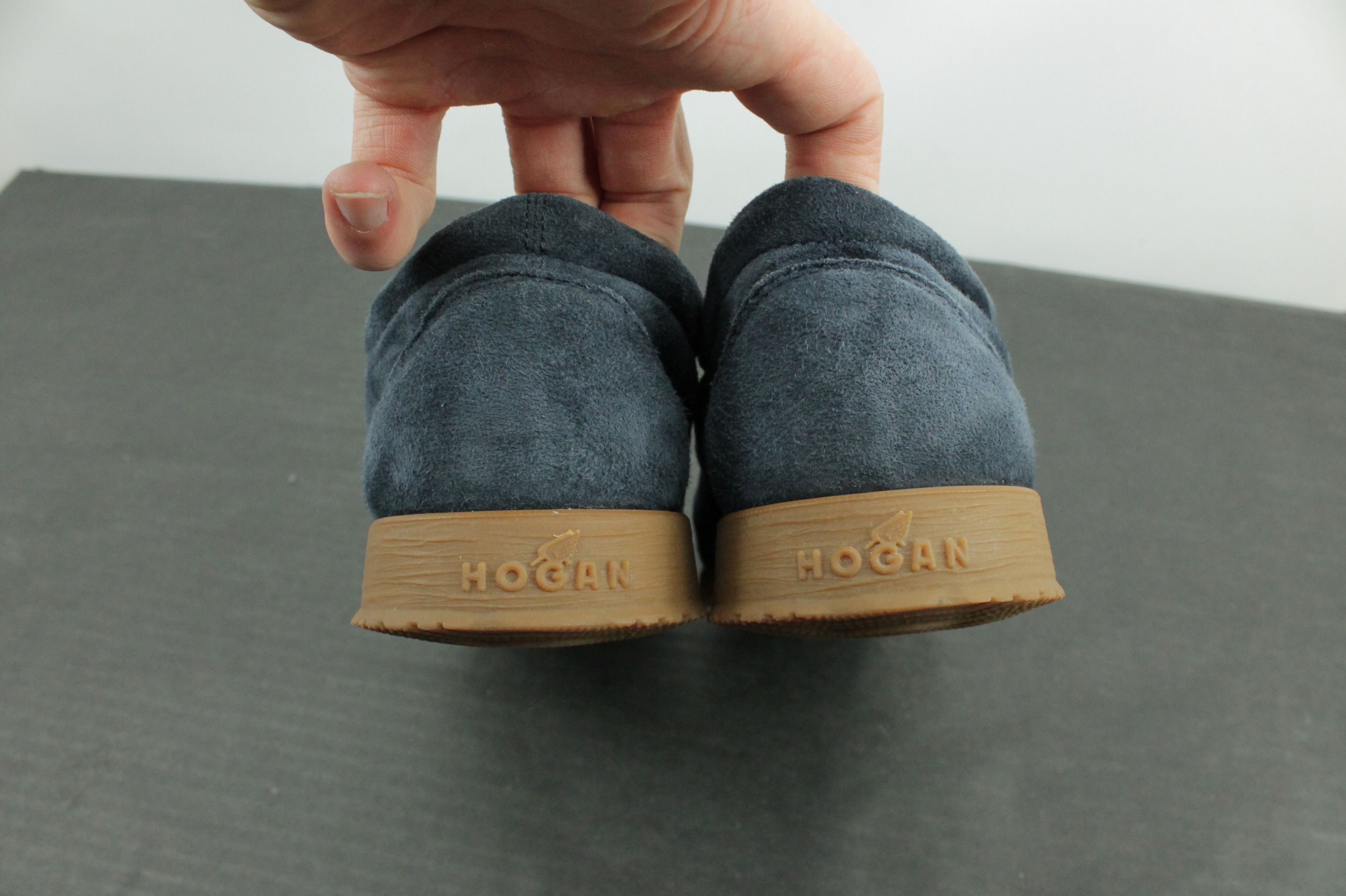 Hogan Hogan Blue Suede Traditional Low Top Lace Up Shoes Size US 8.5 / IT 38.5 - 9 Thumbnail