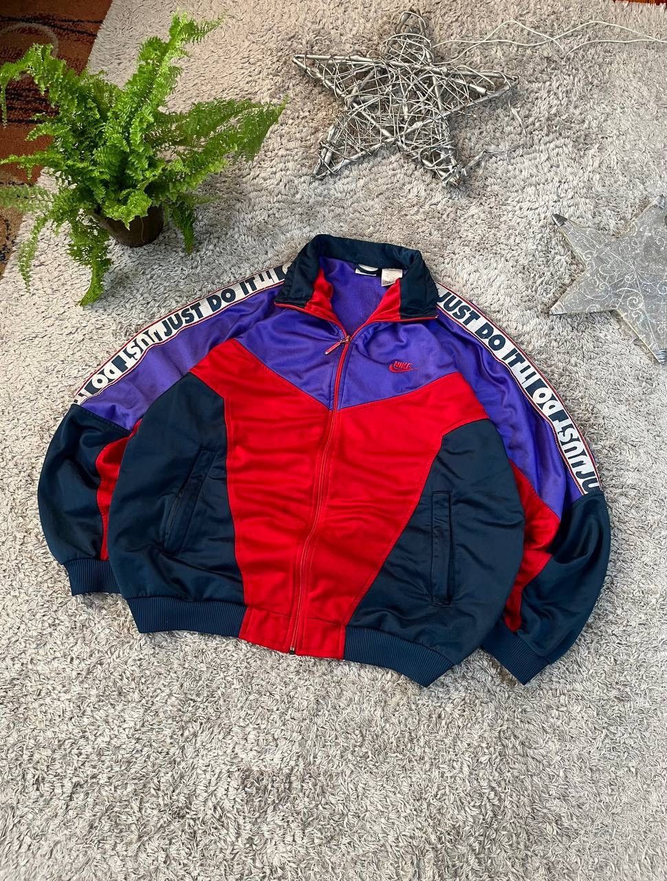 Nike × Vintage 90s Nike Vintage Zip Hoodie Streetwear Logo Swoosh Rare Size US L / EU 52-54 / 3 - 2 Thumbnail