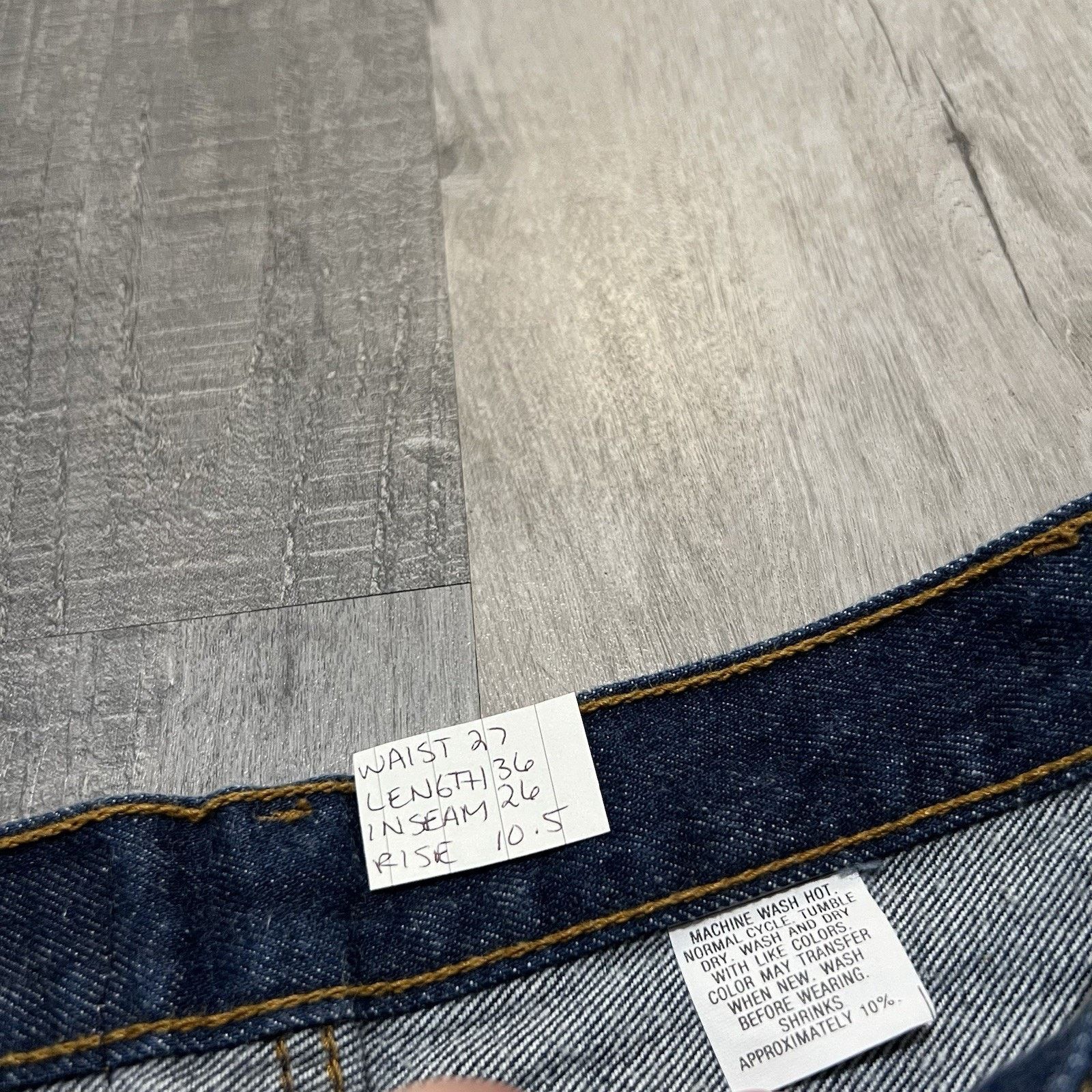 Levi's VTG Levis 501xx USA Jeans 1980s Dark Wash Indigo Denim 28x30 Size US 28 / EU 44 - 7 Thumbnail