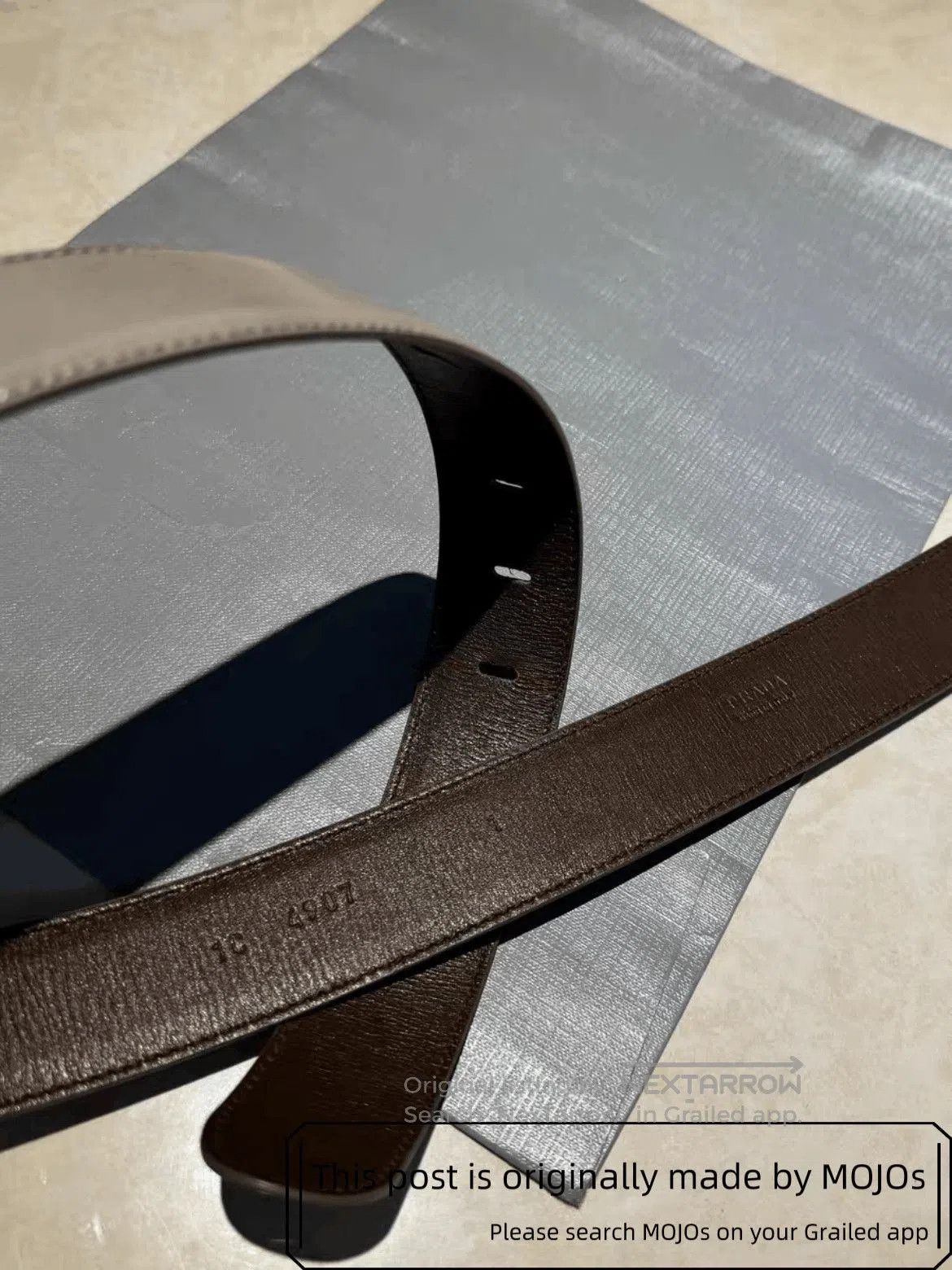 Prada Prada Silver Buckle Silver Square Buckle Belt. Size ONE SIZE - 4 Thumbnail