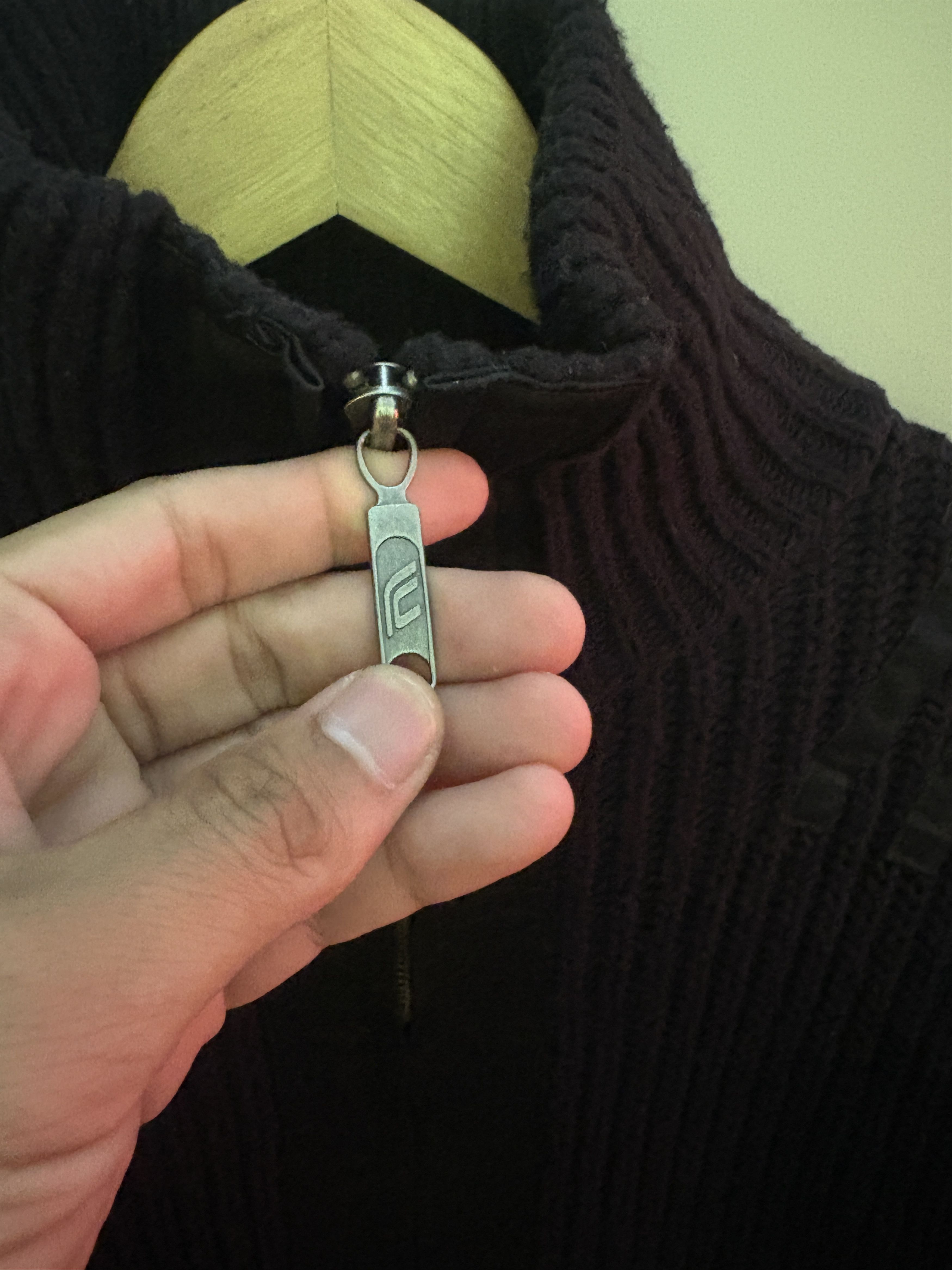 FCUK × French Connection French Connection Knit Wool Zipper Stretch Sweater Size US S / EU 44-46 / 1 - 3 Thumbnail