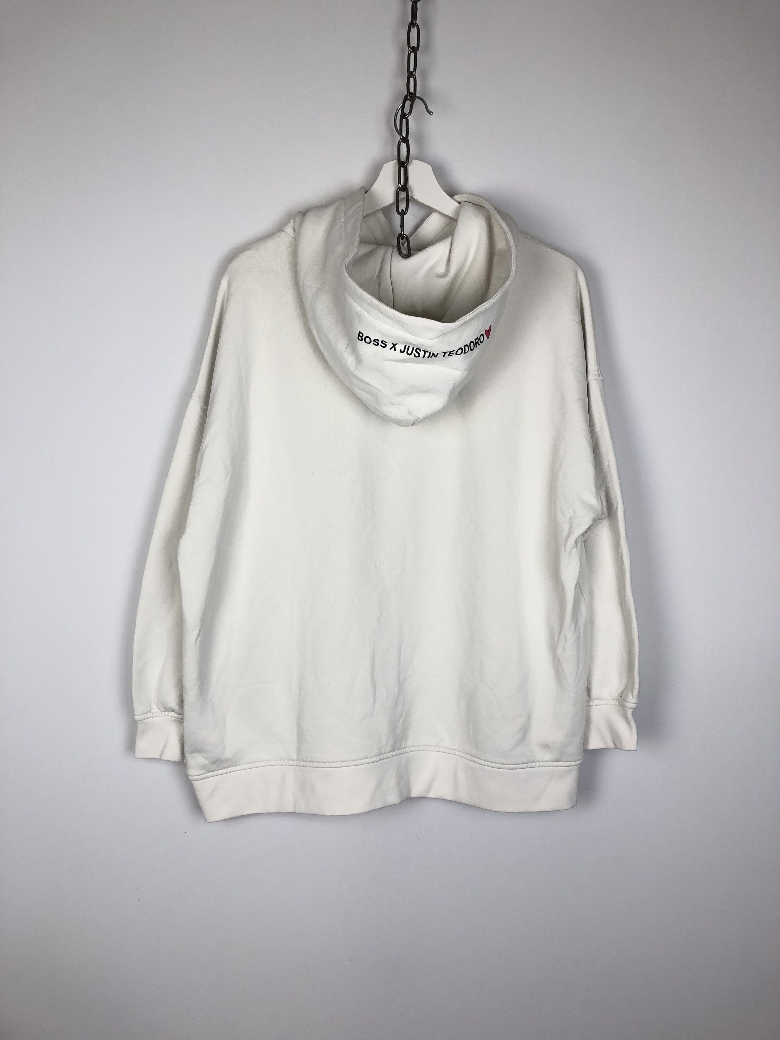 Hugo Boss Hugo Boss x Justin Teodoro Hoodie Pullover White size M Size US M / EU 48-50 / 2 - 7 Thumbnail