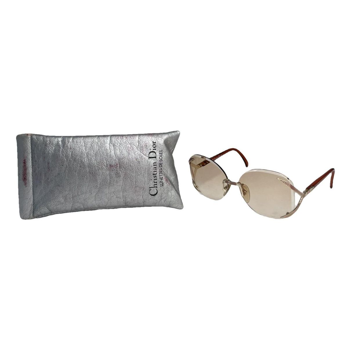 Dior Orange Metal Sunglasses Size ONE SIZE - 1 Thumbnail