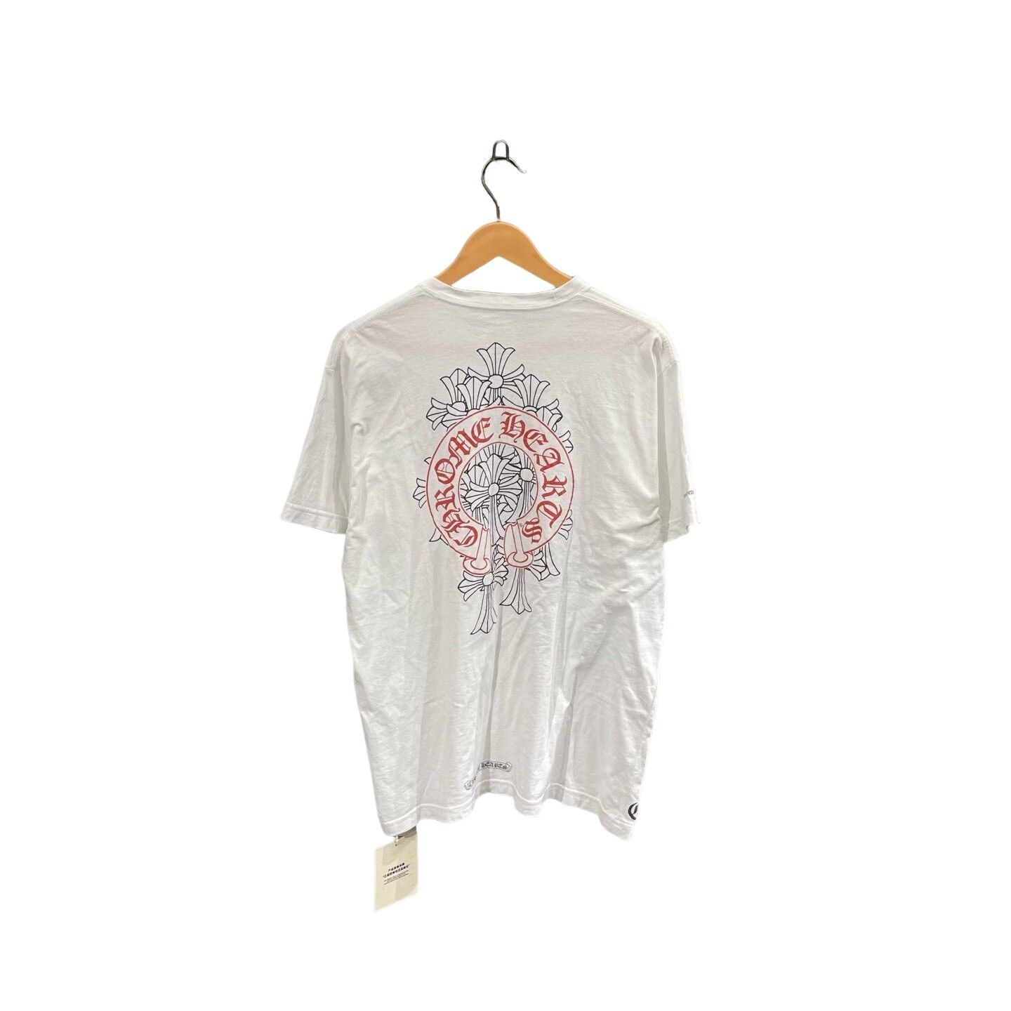 Chrome Hearts Chrome Hearts Red Horseshoe Pocket T-Shirt US L Size US L / EU 52-54 / 3 - 1 Thumbnail
