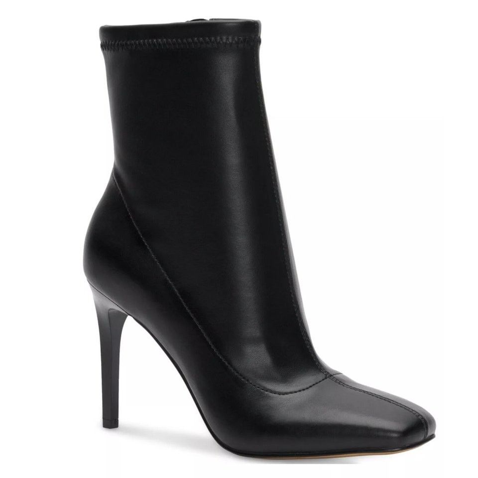 I.N.C INC Womens NEW Vidalia Black Faux Leather Bootie / Size 11 Size US 11 / IT 41 - 6 Thumbnail