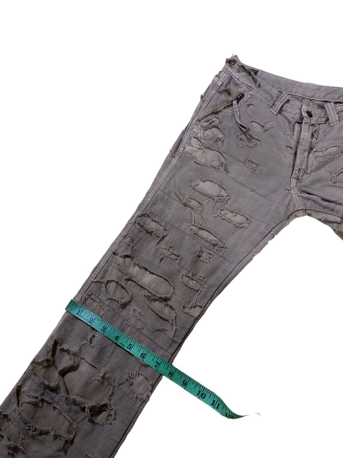 If Six Was Nine × Le Grande Bleu (L.G.B.) × PPFM Vintage Bartack Distressed Pants S Size Size US 28 / EU 44 - 15 Thumbnail