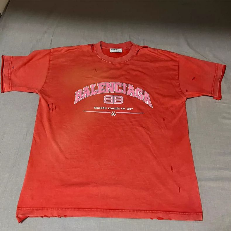 Balenciaga Balenciaga Short sleeve men's and women's orange \n Hole m Size US M / EU 48-50 / 2 - 1 Thumbnail