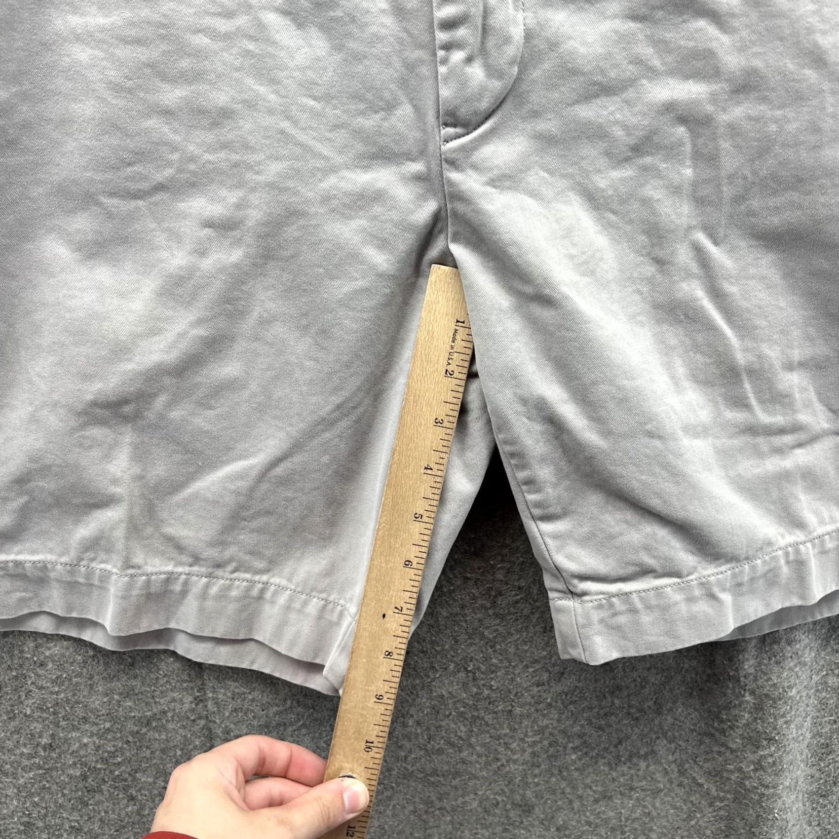 Polo Ralph Lauren Polo Ralph Lauren Shorts Men 42 Adult Gray Chino Flat Front Classic Casual Pony Shirt/Shorts Size US XL / EU 56 / 4 - 6 Thumbnail
