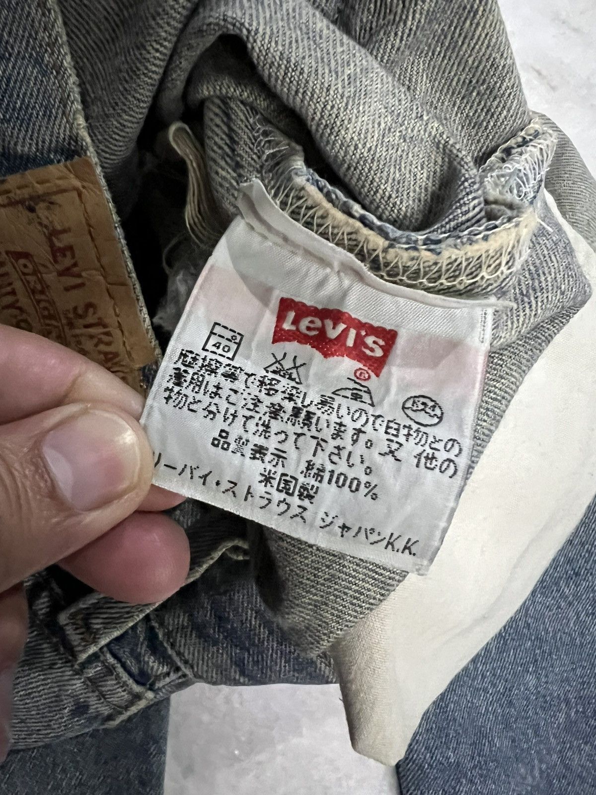 Levi's 💥90s Levis 501 kurt Corbain Mud Wash Distressed Jean Size US 29 - 21 Thumbnail