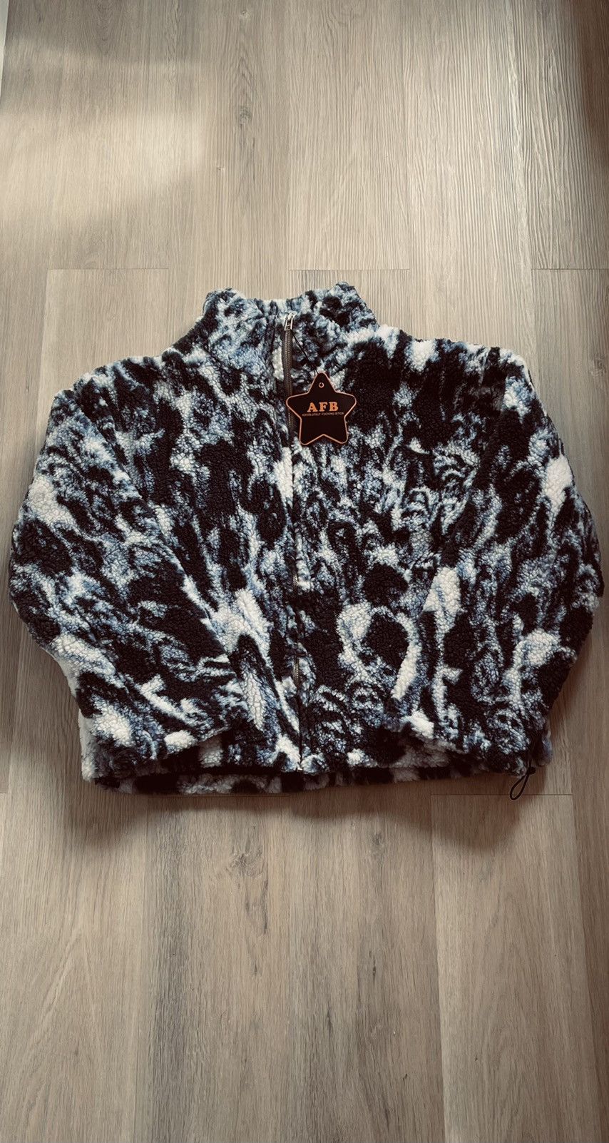 image of Afb 1969 Boa Fleece Jacket in Blue, Men's (Size XL)