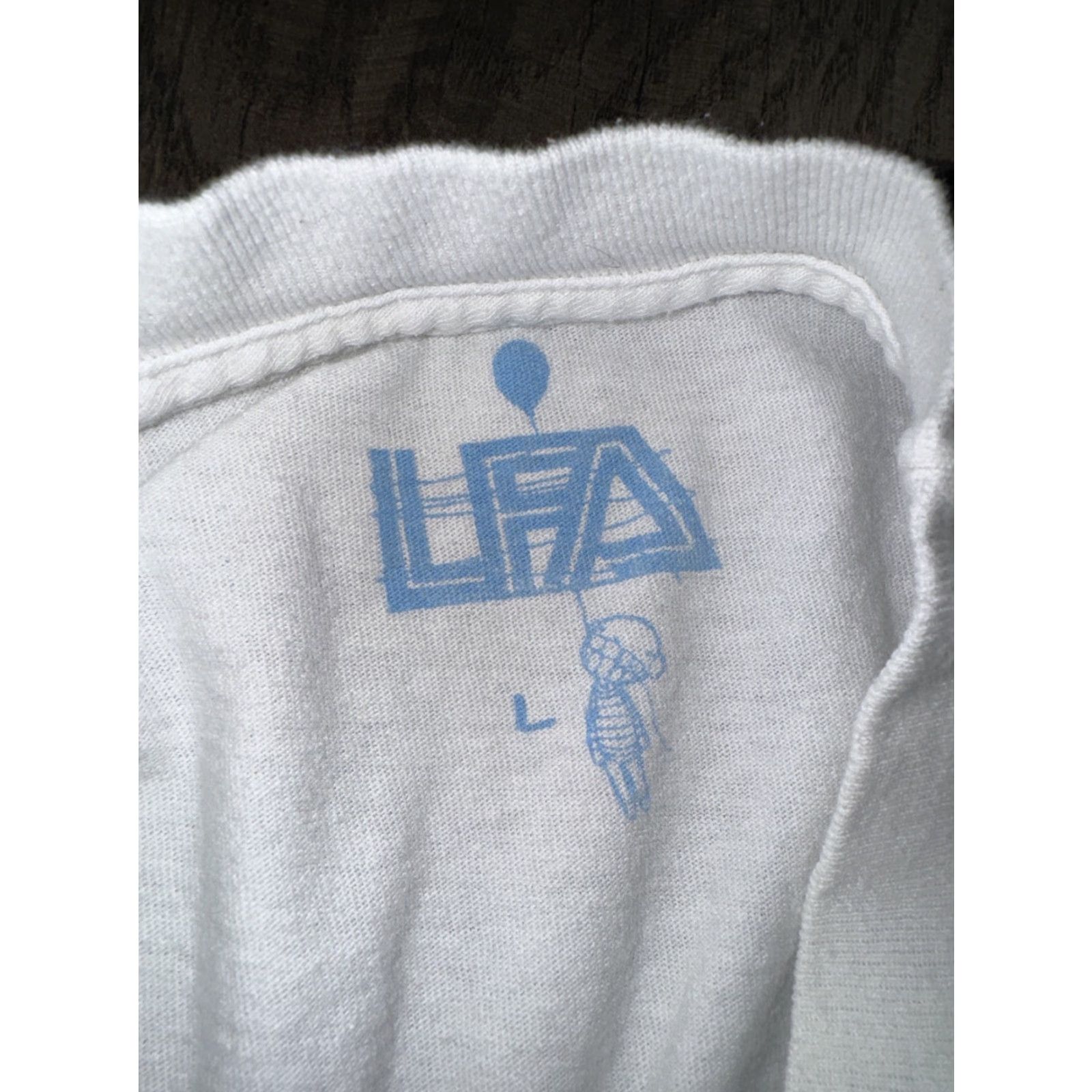 Vintage LFA Graffiti Character T-Shirt White Large Mens XXL? Wait. Size US L / EU 52-54 / 3 - 4 Thumbnail