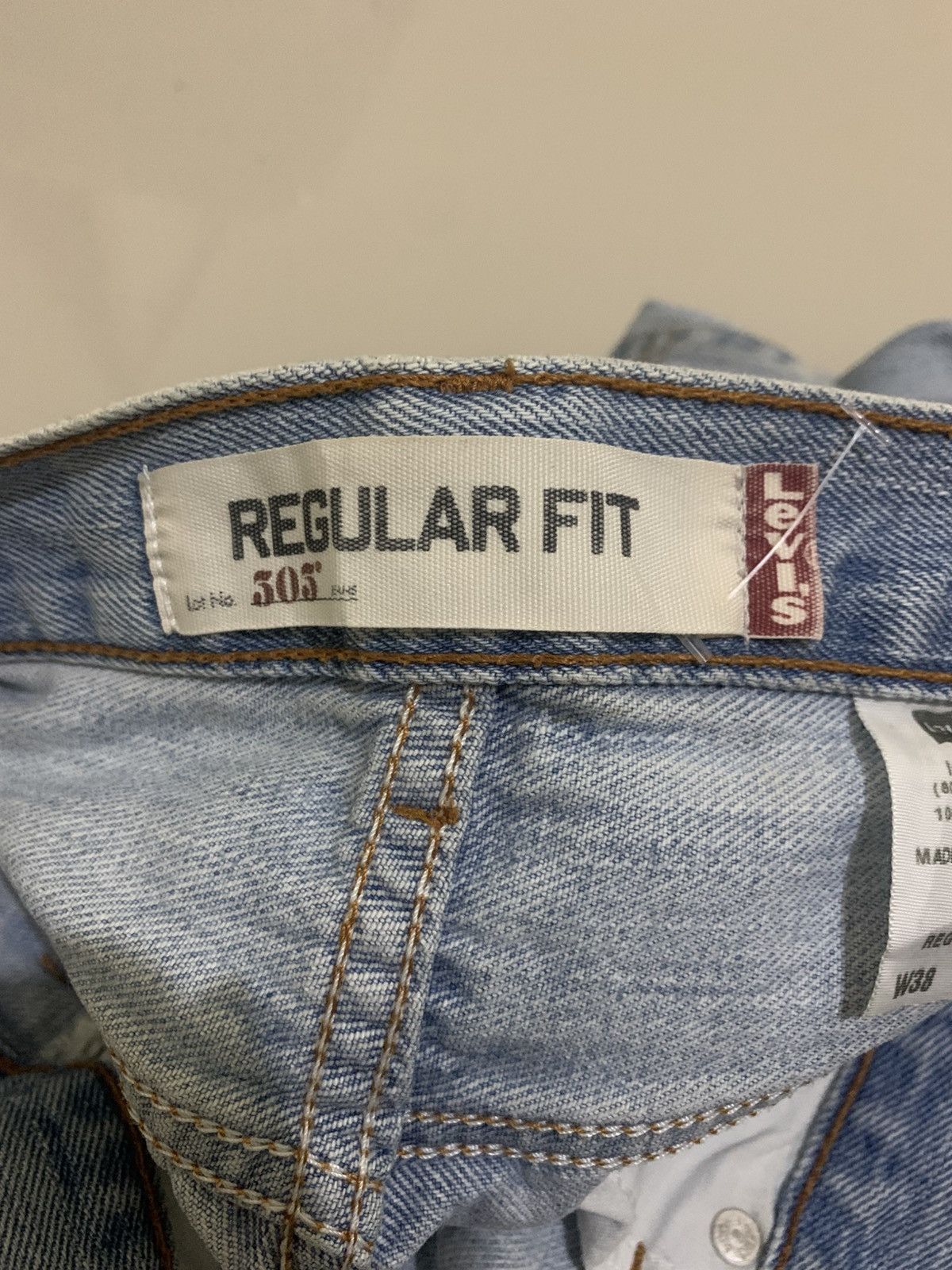 Levi's 🐍 Vintage Levi’s 505 Regular Fit Jeans Size US 38 / EU 54 - 7 Thumbnail