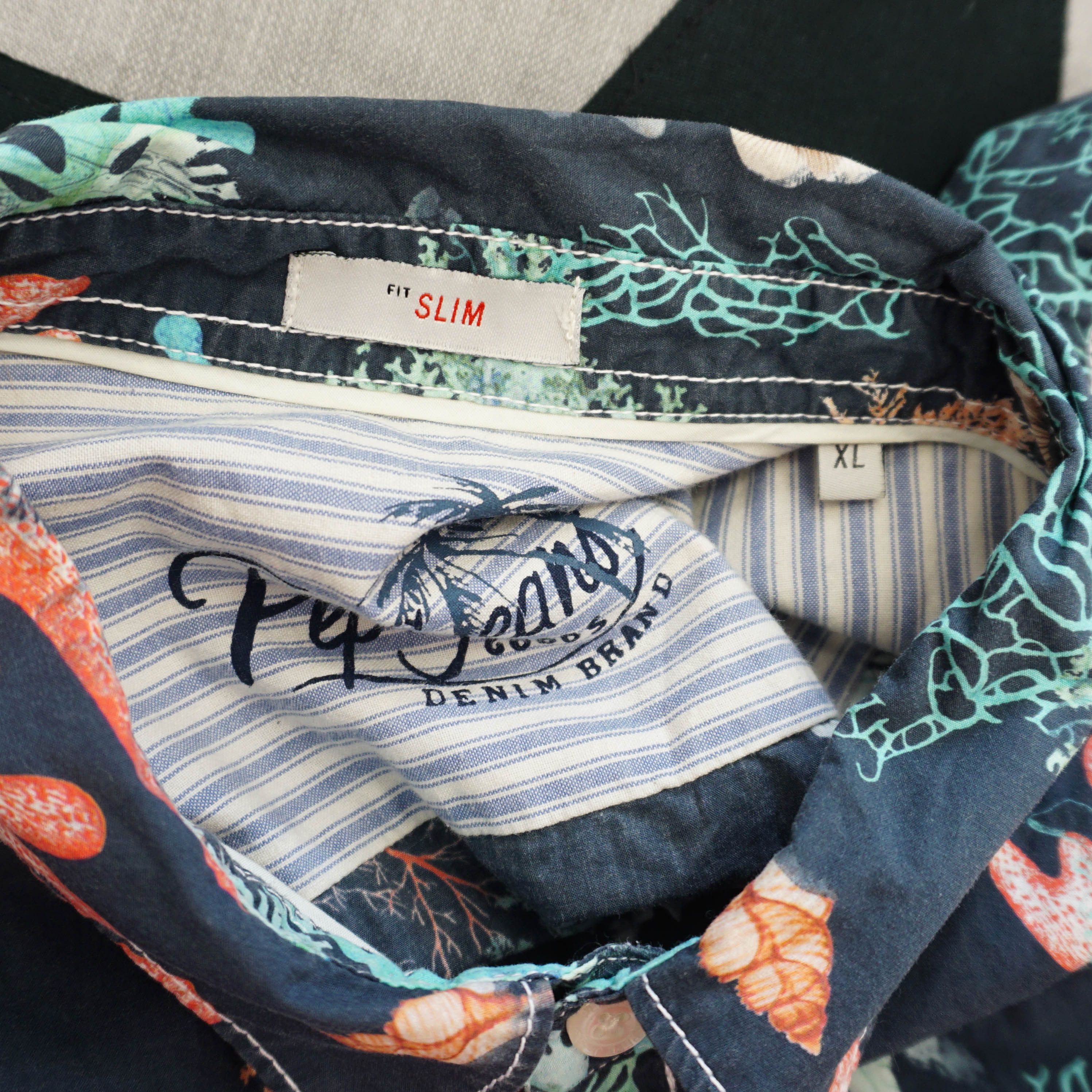 Pepe Jeans Archive Floral L/S Shirt Size US XL / EU 56 / 4 - 3 Thumbnail