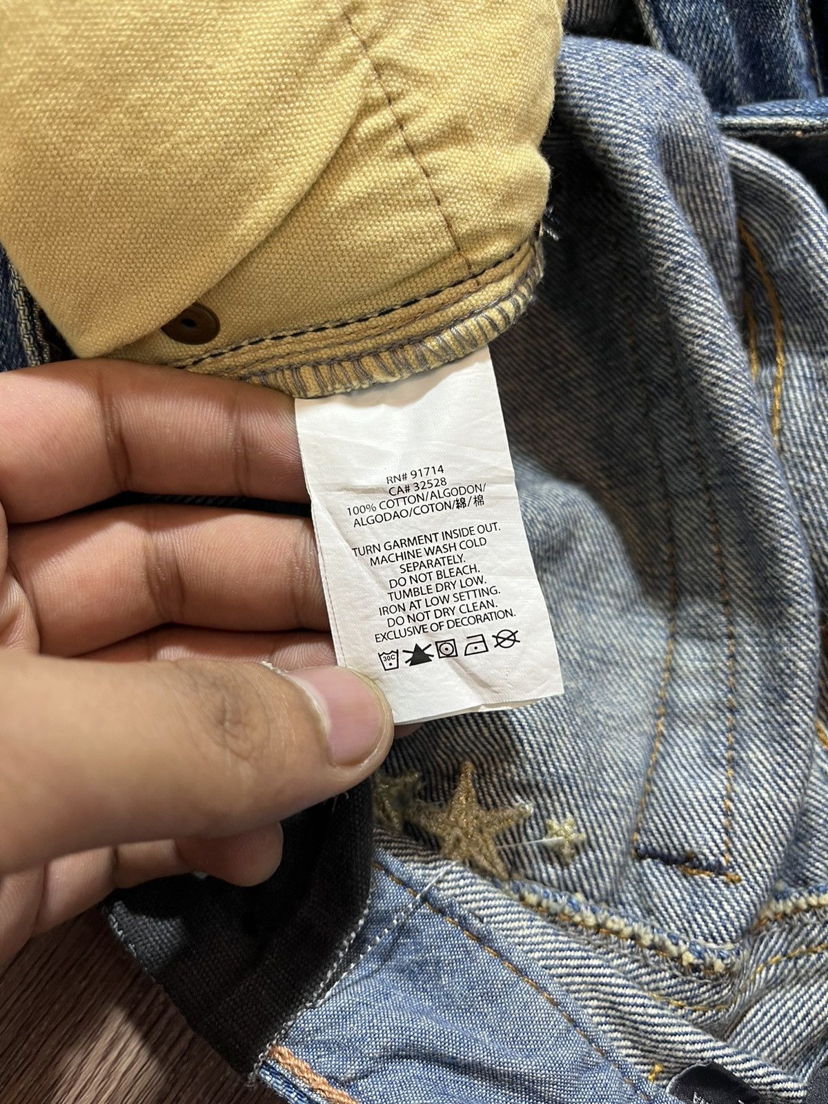 Armani × Armani Exchange AX Armani Exchange emboirdery washed regular bootcut jeans Size US 33 - 12 Thumbnail