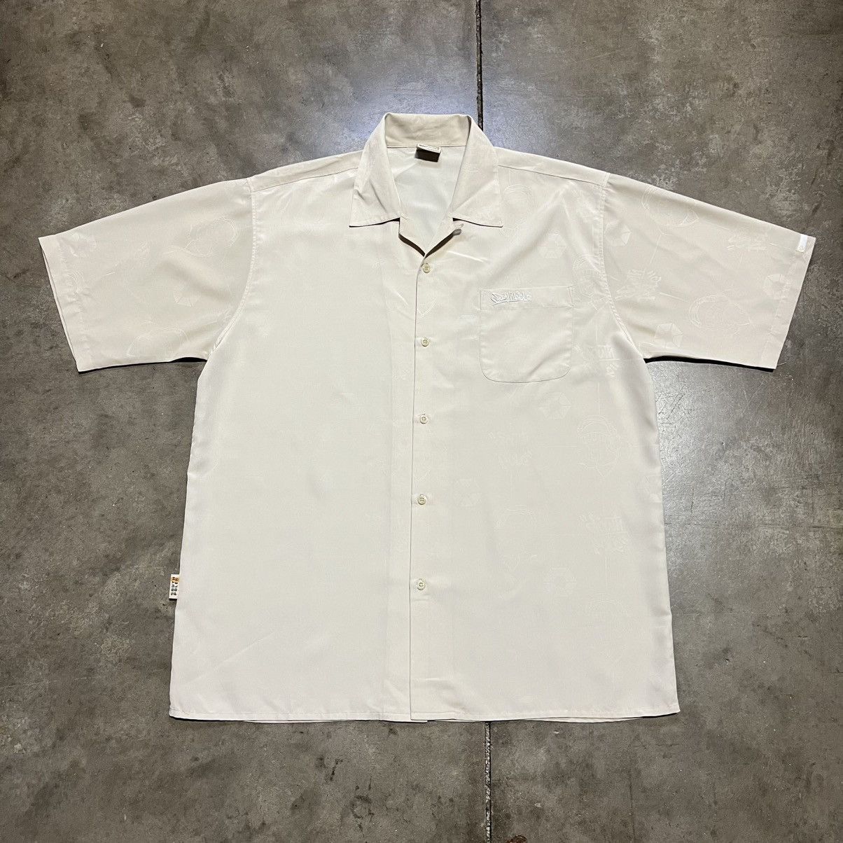 Vintage Y2K SouthPole Button Up Shirt AOP Fat Albert Hip Hop