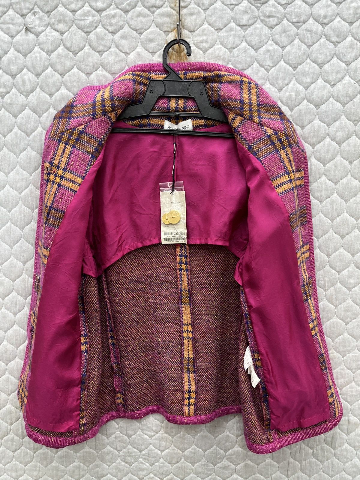 Yves Saint Laurent 🔥🔥🔥STEALS YVES SAINT LAURENT TWEED JACKET Size M / US 6-8 / IT 42-44 - 7 Thumbnail