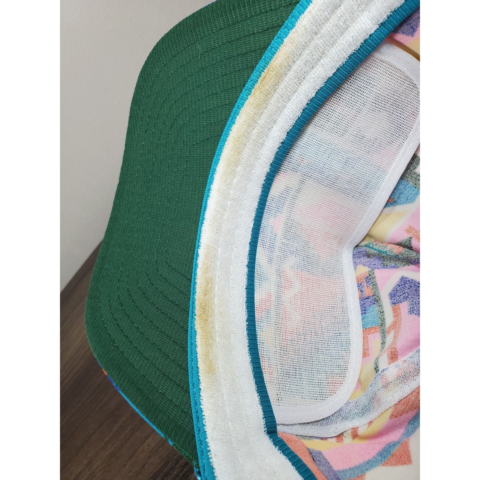 Nissan × Vintage Sunset Lodge Hat Snapback Cap Abstract 90s Art Lake Oahe SD Size ONE SIZE - 13 Thumbnail