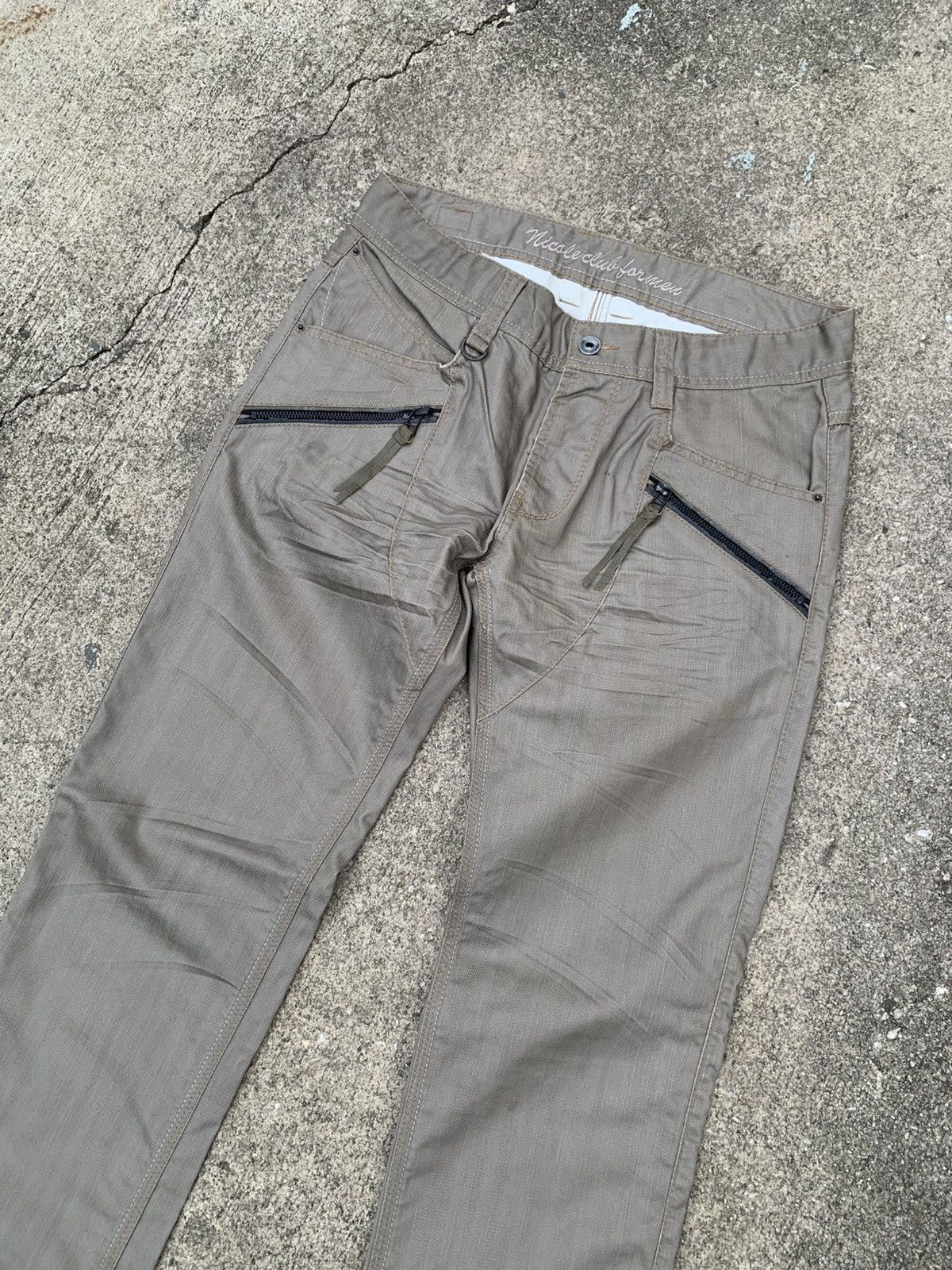 Nicole Club flare nicole club for men bootcut waxed pants Size US 32 / EU 48 - 4 Thumbnail