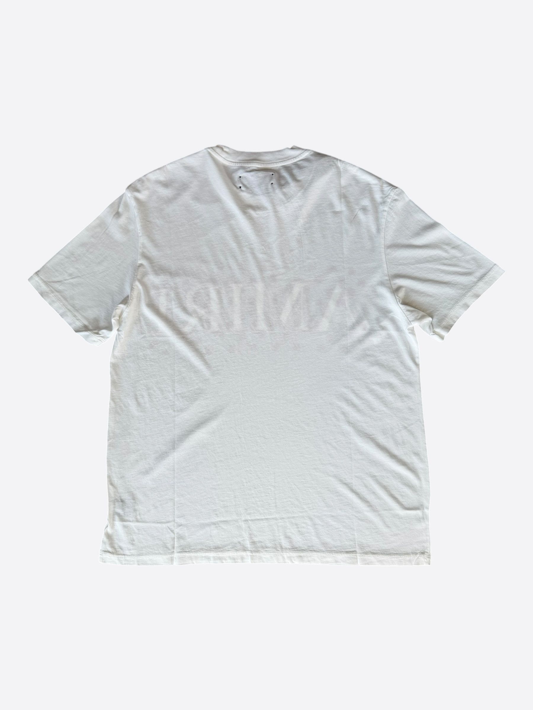 Amiri Amiri White & Red MA Paisley Logo T-Shirt Size US XL / EU 56 / 4 - 2 Thumbnail