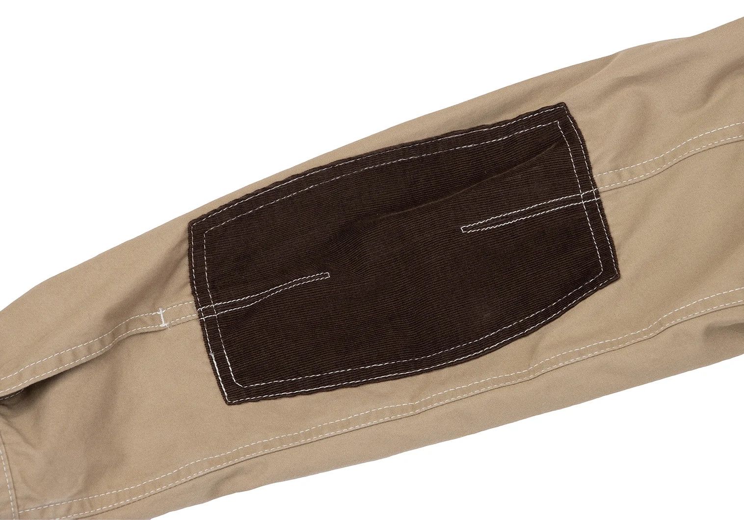 Junya Watanabe Checkered Corduroy Patchwork Zip Jacket in Brown Beige L Size US L / EU 52-54 / 3 - 17 Thumbnail