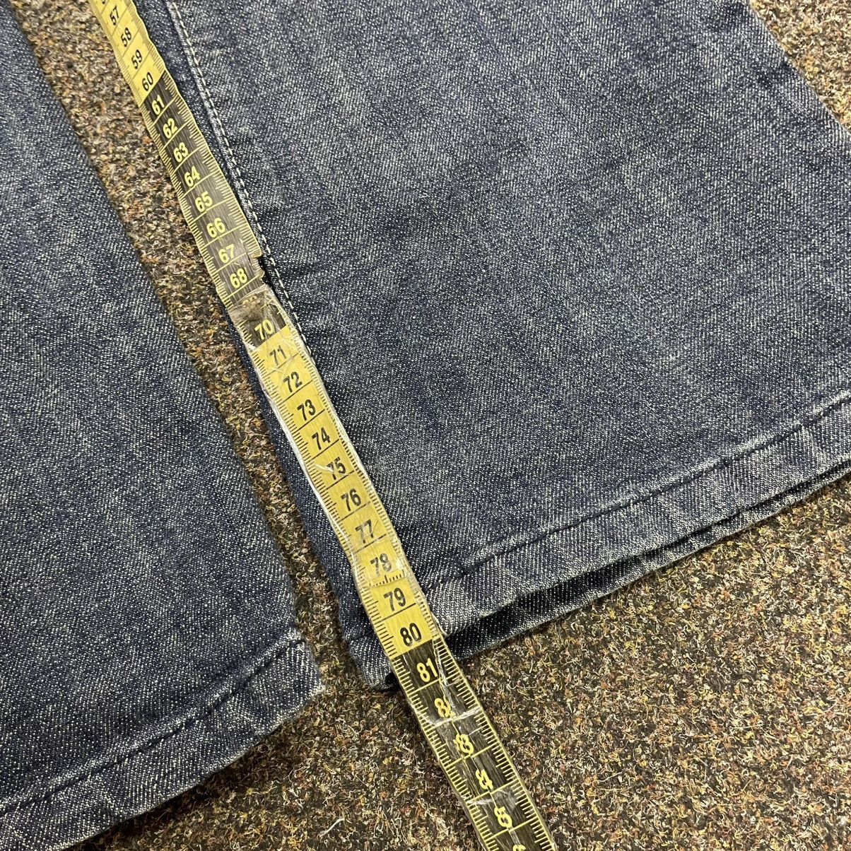 Vintage Y2K Baggy Wide Leg Bootcut Faded Jeans Streetwear Grunge Size 32" / US 10 / IT 46 - 7 Thumbnail