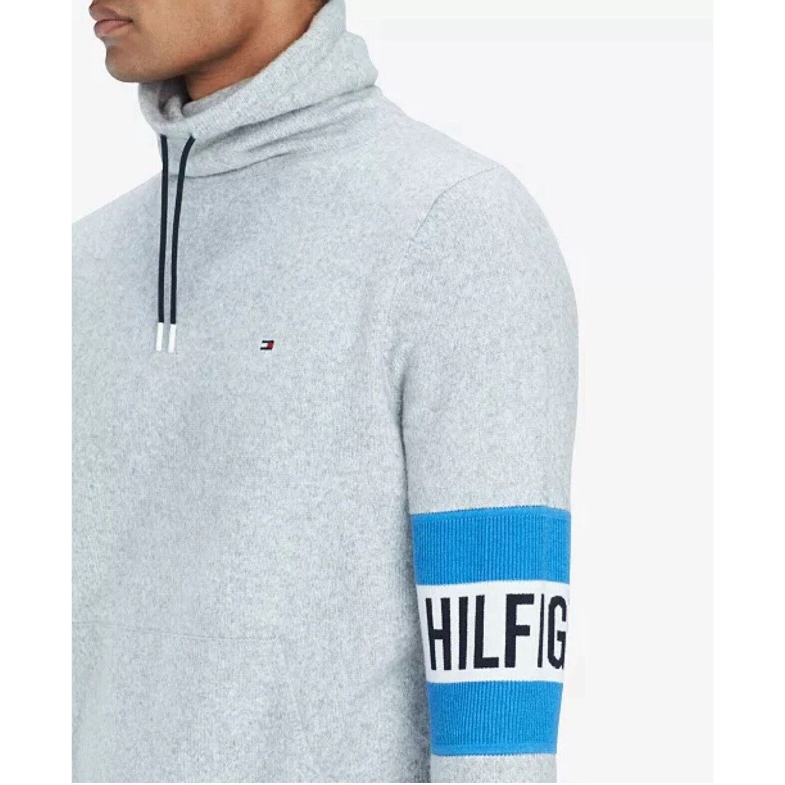 Tommy Hilfiger Tommy Hilfiger Sweater Mens Medium Gray Pullover Jacket Blue Size US M / EU 48-50 / 2 - 5 Thumbnail
