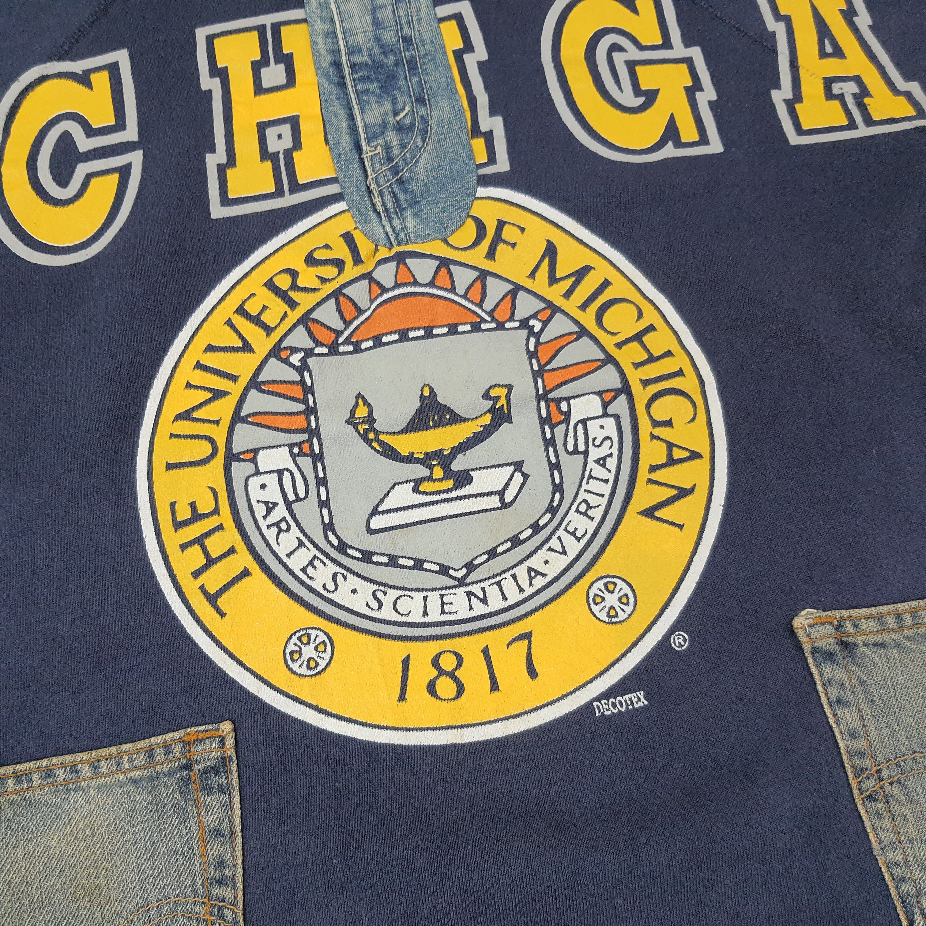 Other Vintage University of Michigan Sweatshirt C245N20 Size US L / EU 52-54 / 3 - 2 Thumbnail
