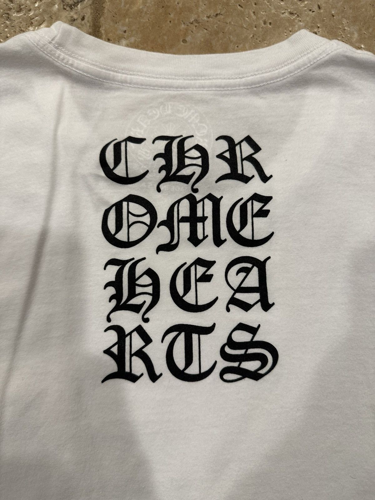 Chrome Hearts Chrome Hearts Script Logo White Short Sleeve T-Shirt Size US XL / EU 56 / 4 - 11 Thumbnail