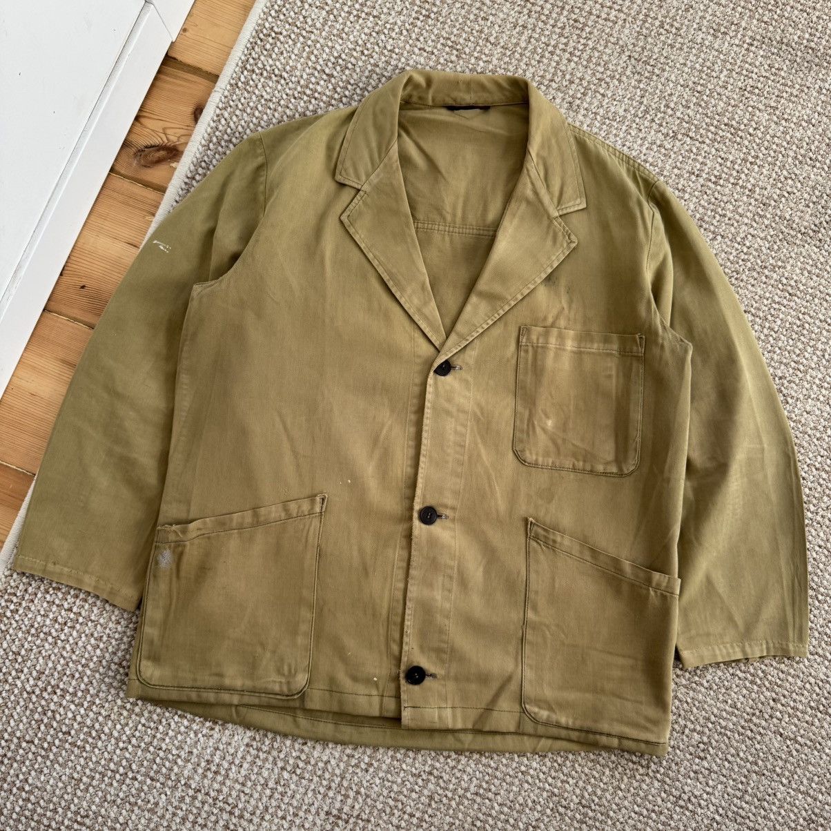 Vintage French vintage distressed chore works jacket Size US M / EU 48-50 / 2 - 1 Thumbnail