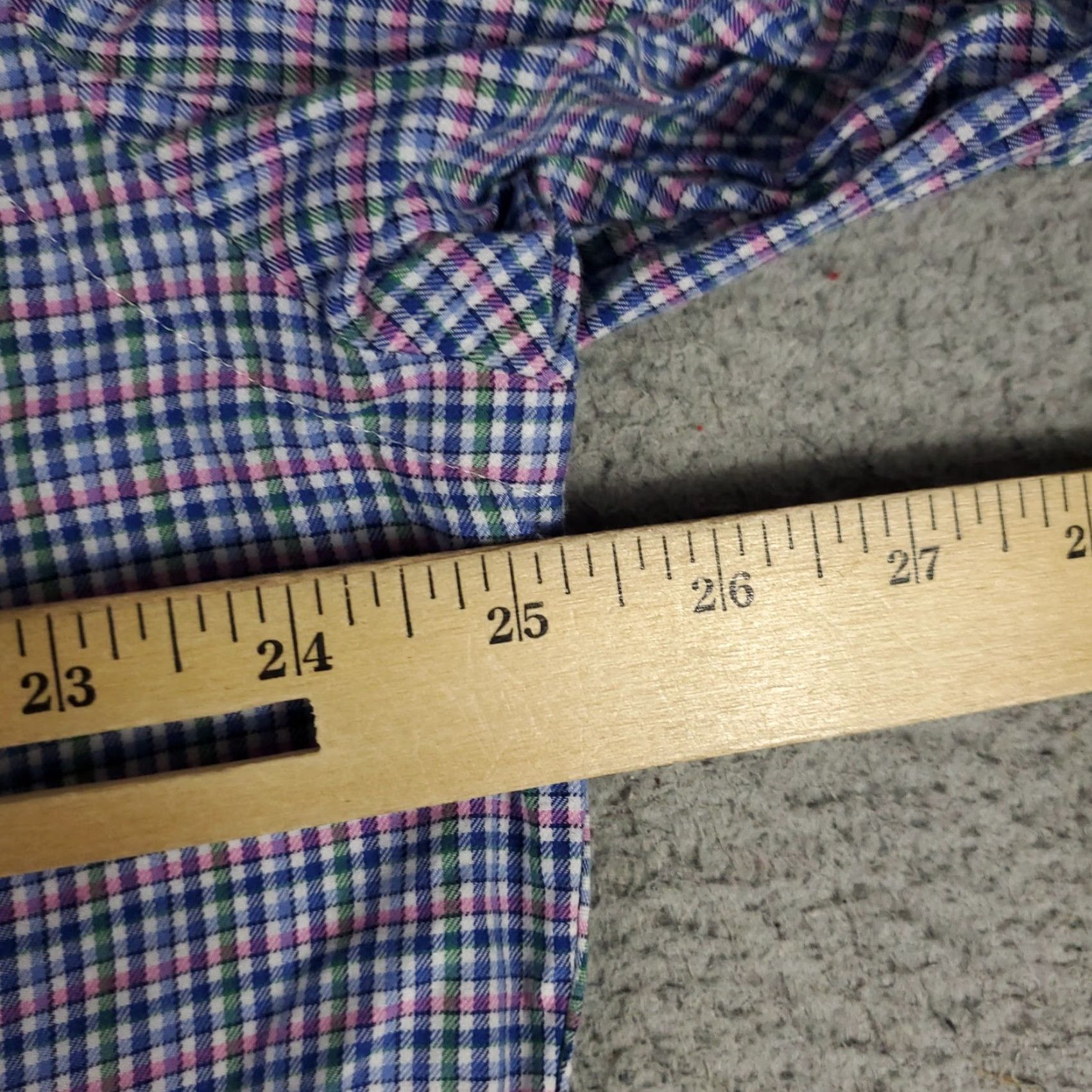 Ralph Lauren Ralph Lauren Shirt Mens Large Blue Pink Check Button Up Long Sleeve Casual Formal Business Party/Cocktail Workwear Size US L / EU 52-54 / 3 - 6 Thumbnail