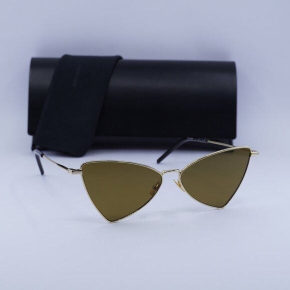 Saint Laurent Paris 🕶️ New Saint Laurent SL303 JERRY 011 Sunglasses - Gold Size ONE SIZE - 9 Thumbnail