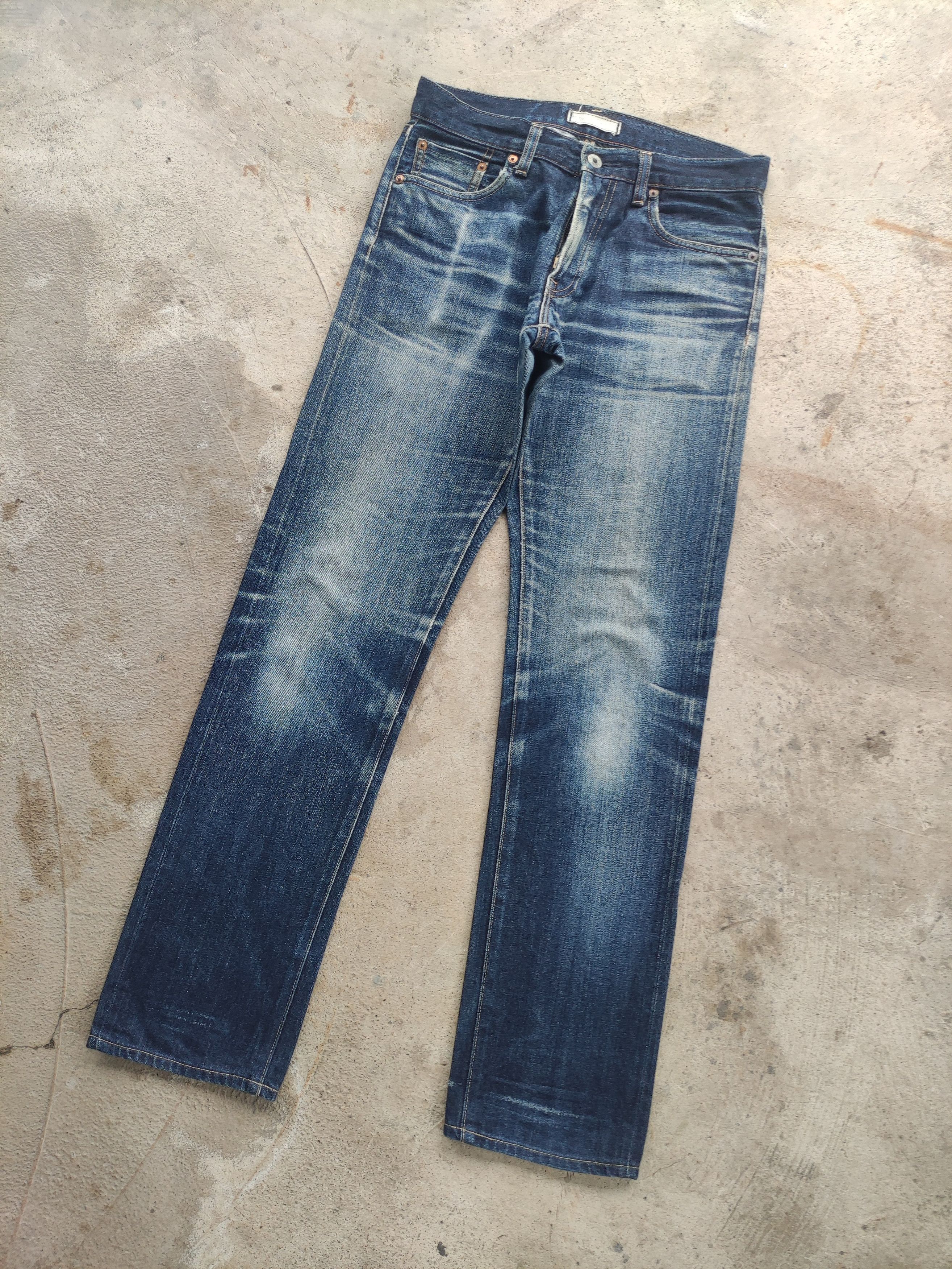 Japanese Brand Vintage Japanese Jean Distressed Faded Denim W30 Size US 30 / EU 46 - 2 Thumbnail