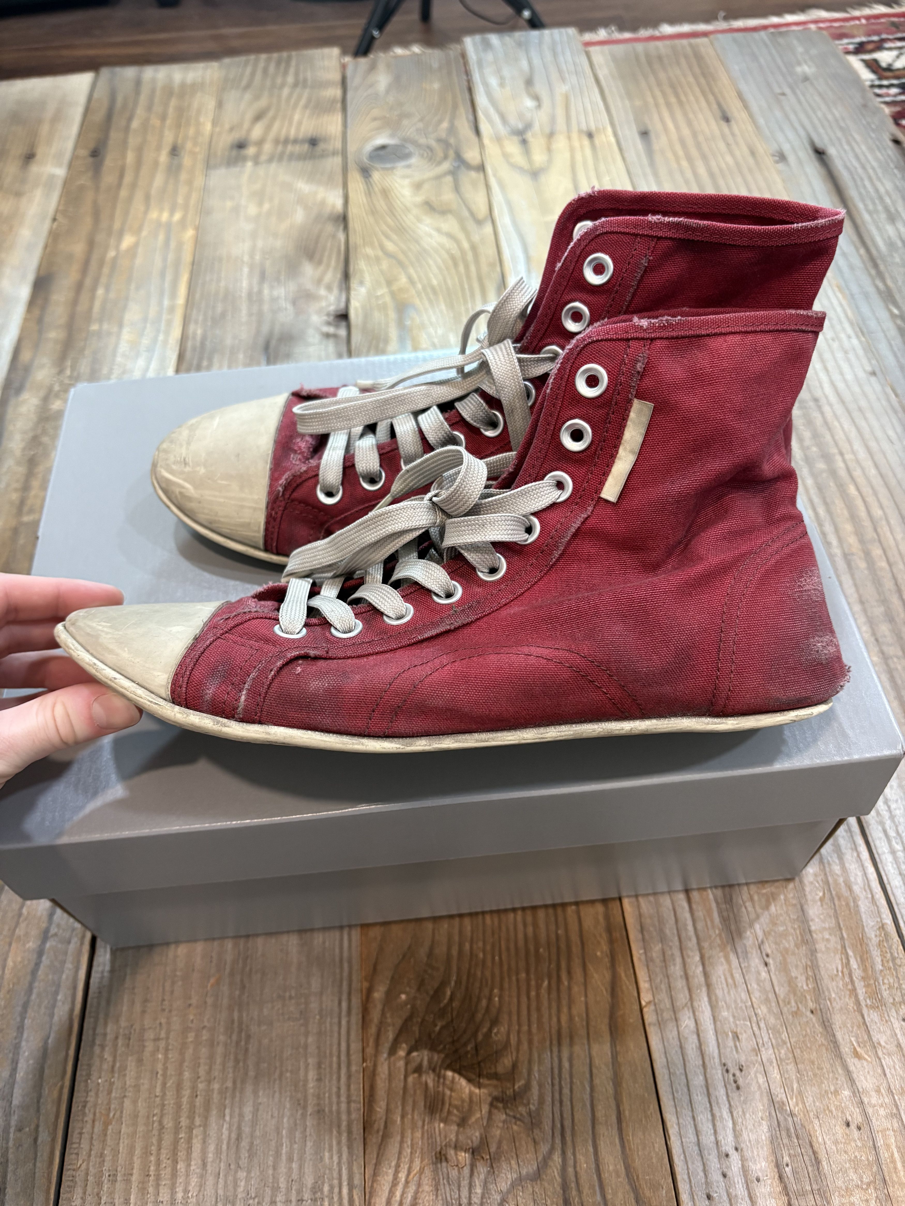 Balenciaga 2024 Ultraflat High Top Paris Canvas Sneakers Size US 8 / EU 41 - 6 Thumbnail