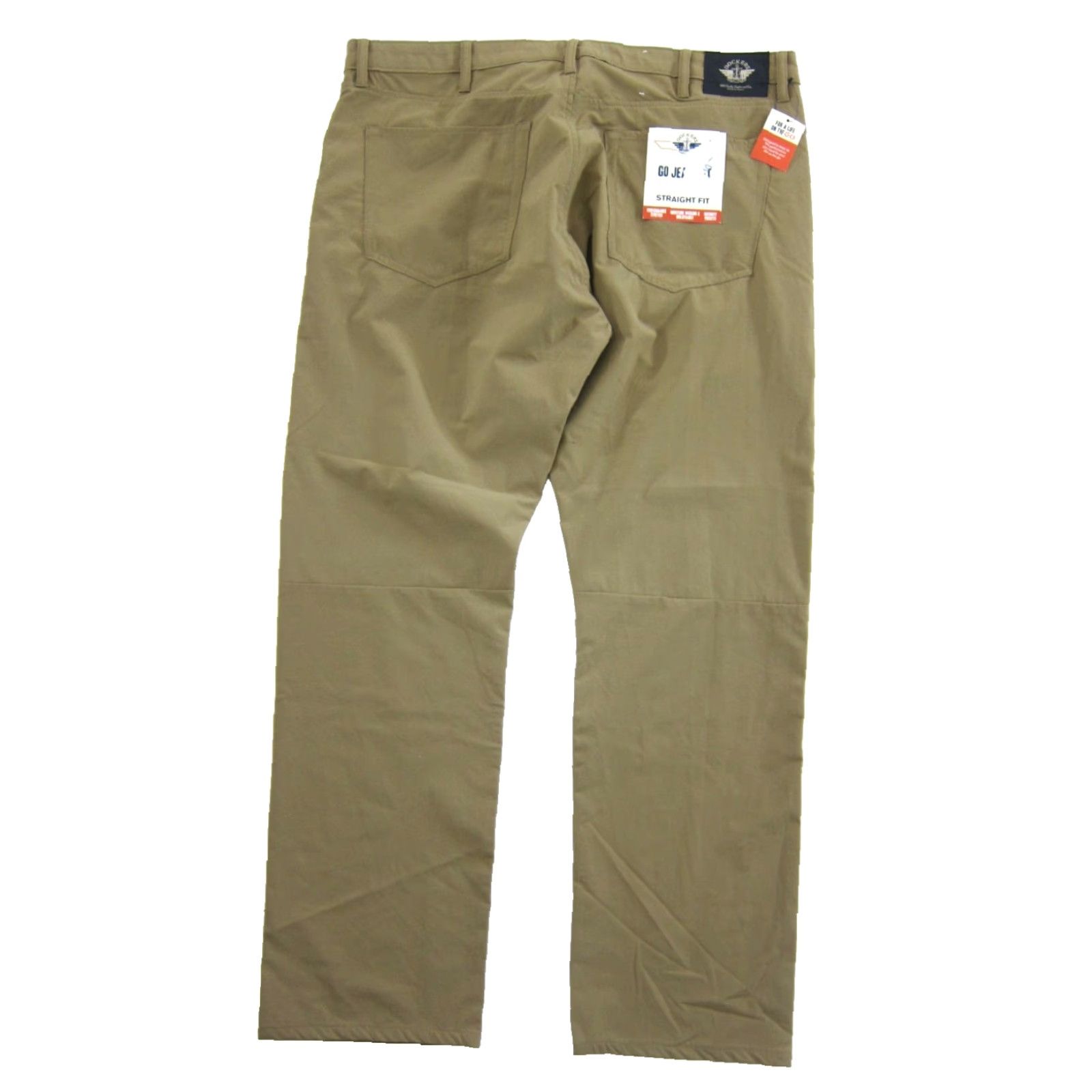 Dockers DOCKERS Pant Brown Regular Straight 40x32 Men NWT Stretch Breathable Security Flat Front Waist 40 Inseam 32 Май Size US 40 / EU 56 - 2 Thumbnail
