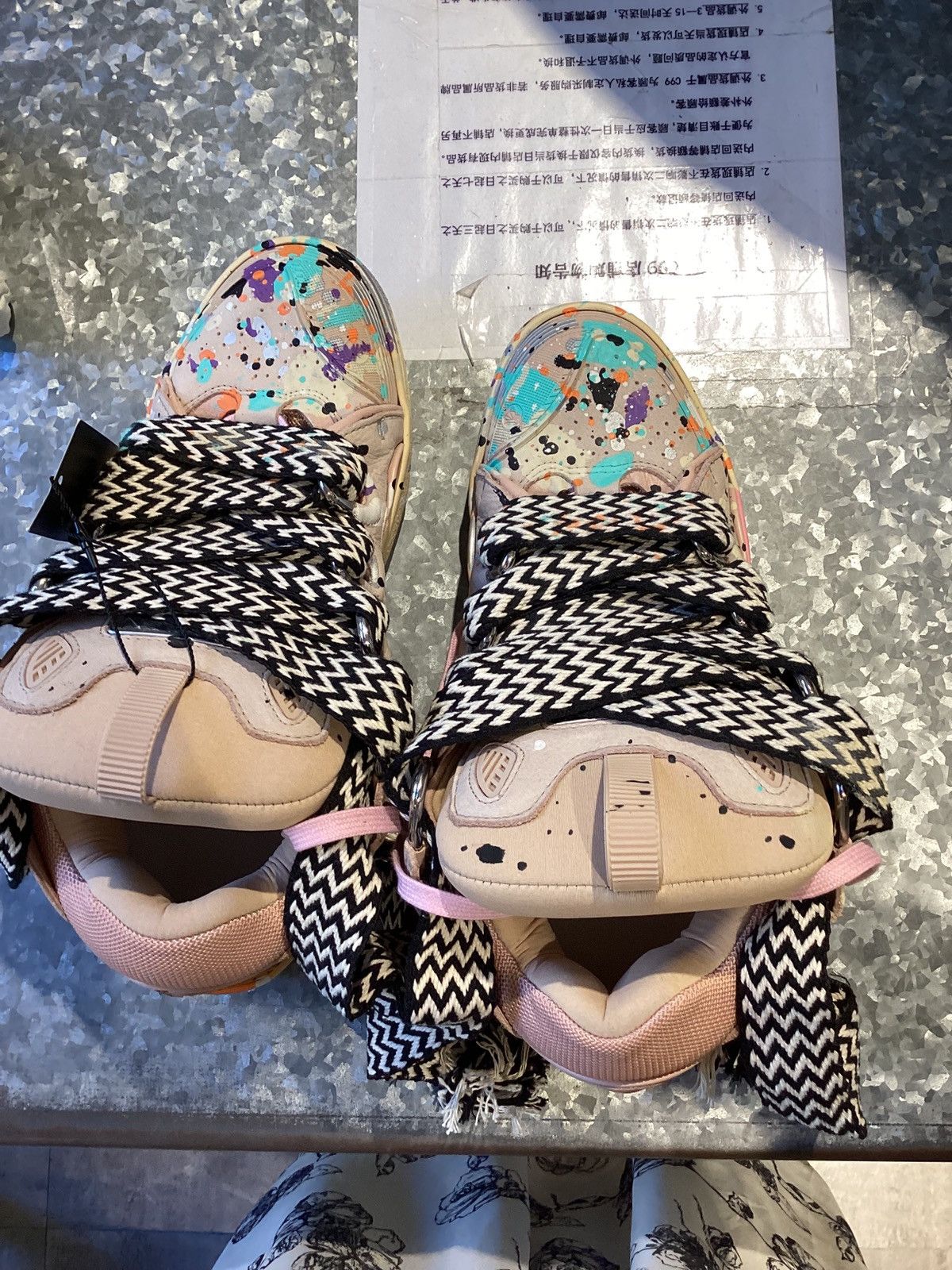 Gallery Dept. × Lanvin Gallery Dpet. x Lanvin Printed Curb Sneakers Size US 9 / EU 42 - 9 Thumbnail