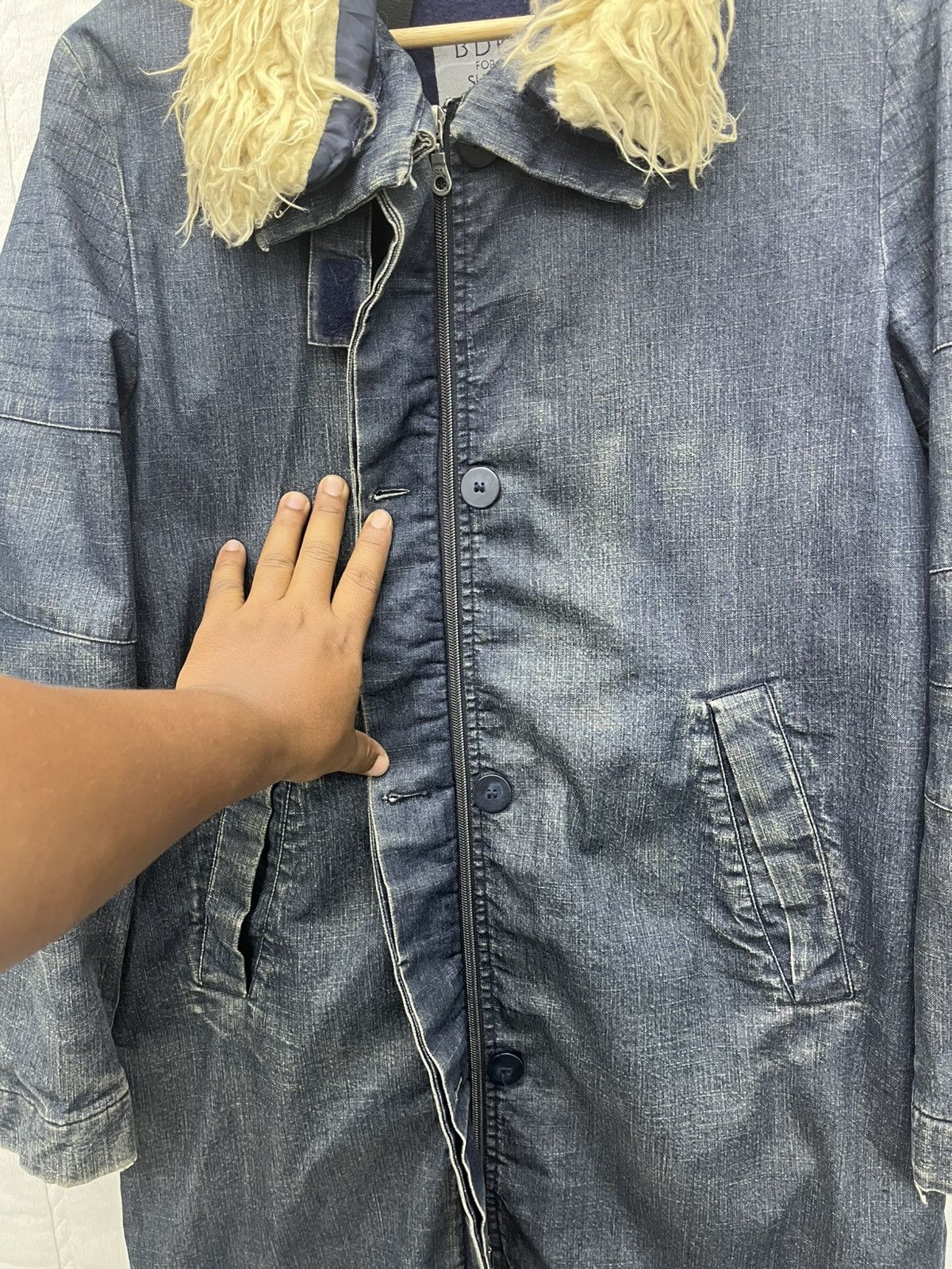 SHIPS STEALS🔥BDK FOR SHIPS DENIM OVER JACKET Size XS / US 0-2 / IT 36-38 - 6 Thumbnail